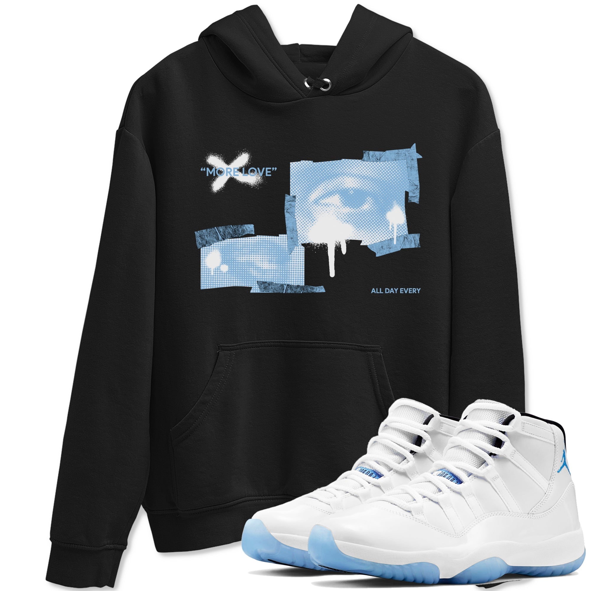 More Love Sneaker Tees - Air Jordan 11 Legend Blue