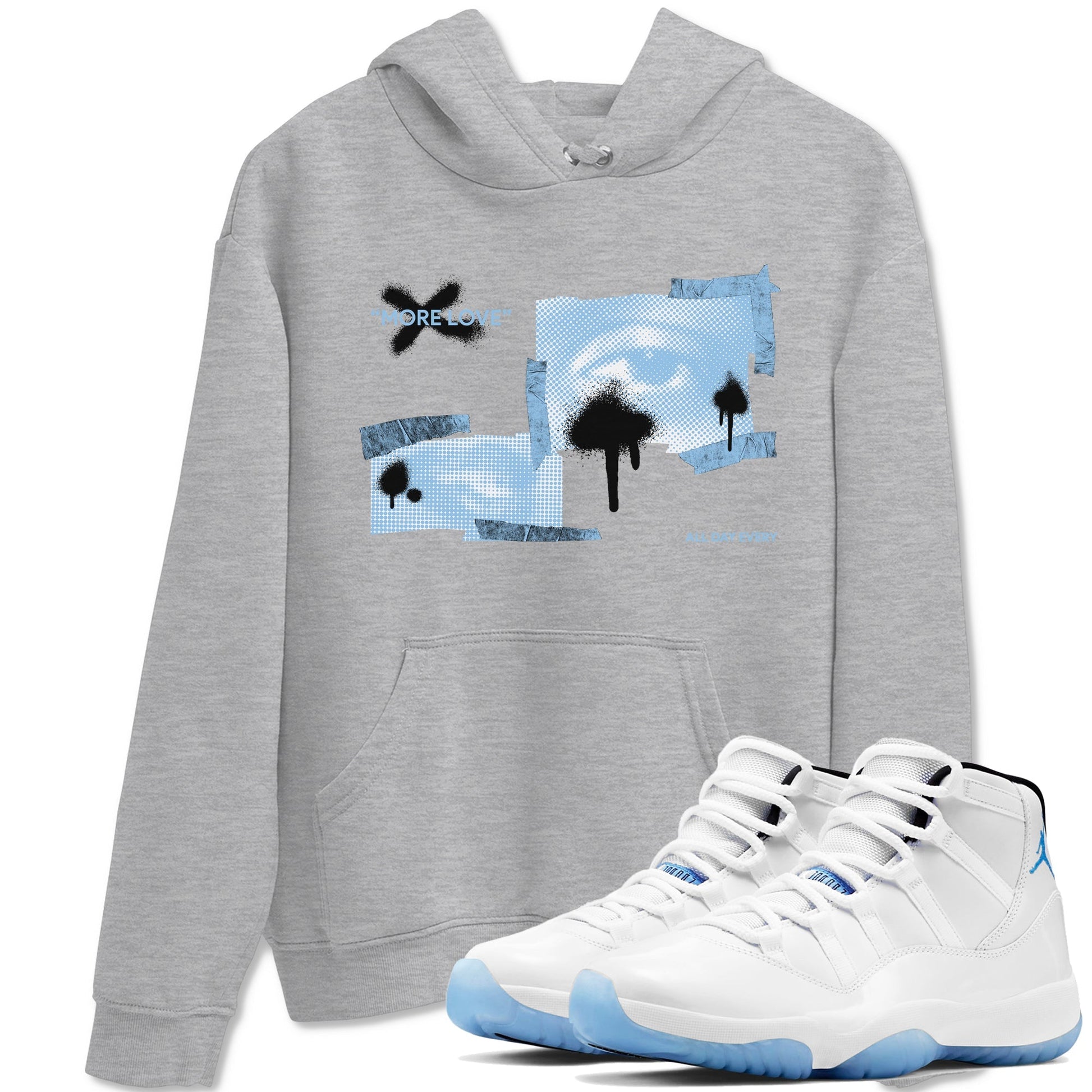More Love Sneaker Tees - Air Jordan 11 Legend Blue