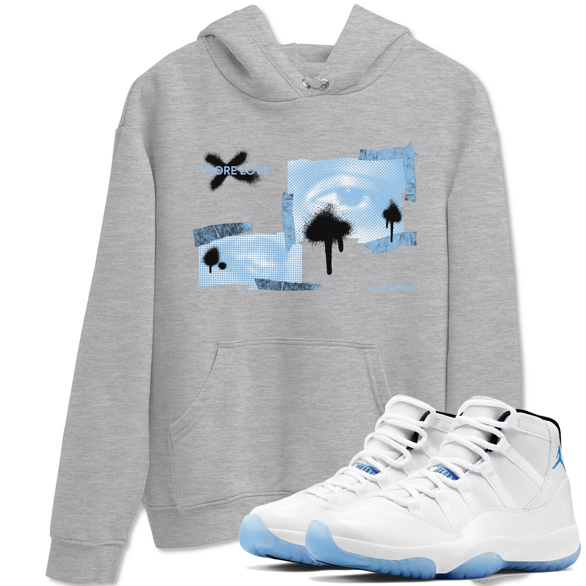 More Love Sneaker Tees - Air Jordan 11 Legend Blue