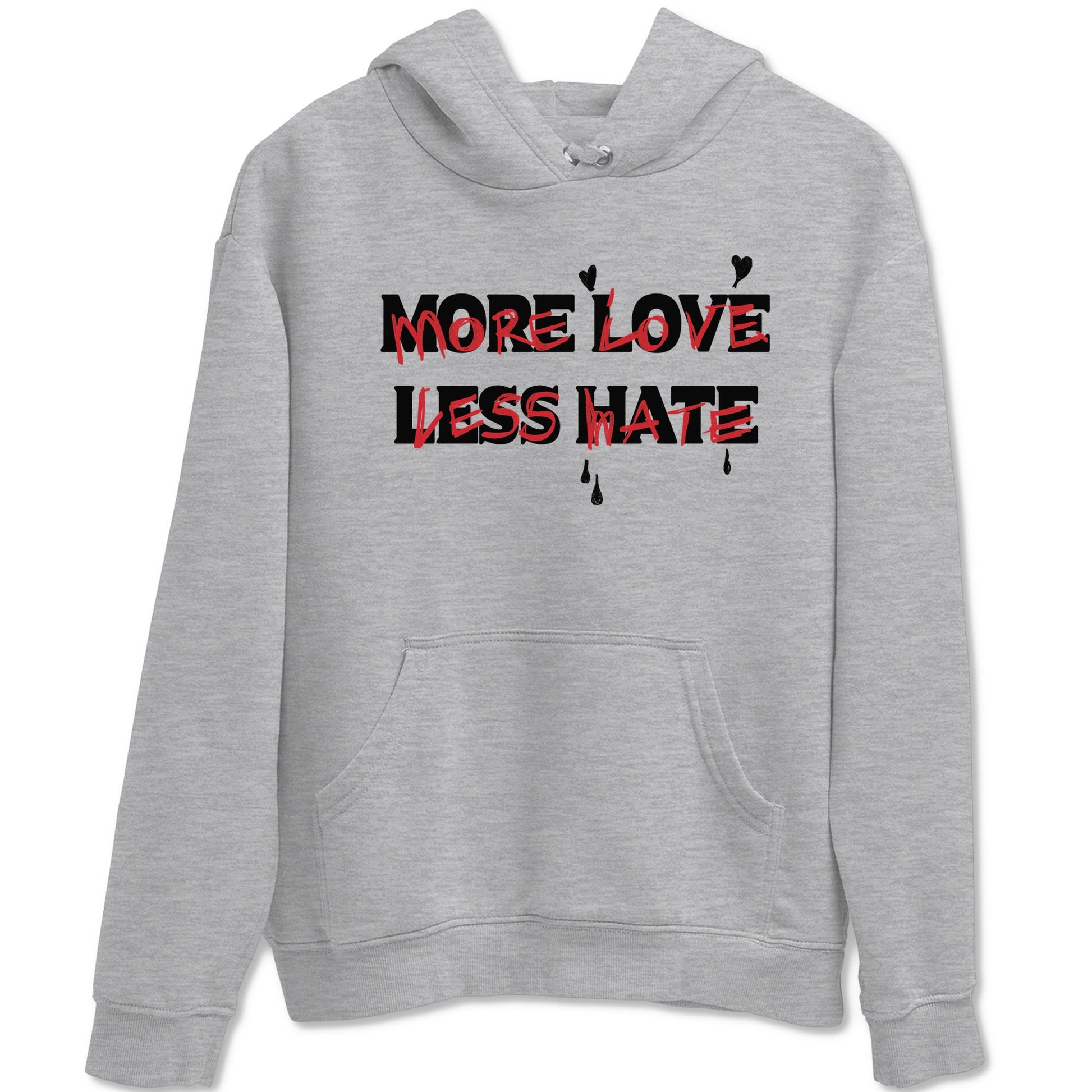 More Love Less Hate Sneaker Tees - Air Jordan 12 Flu Game