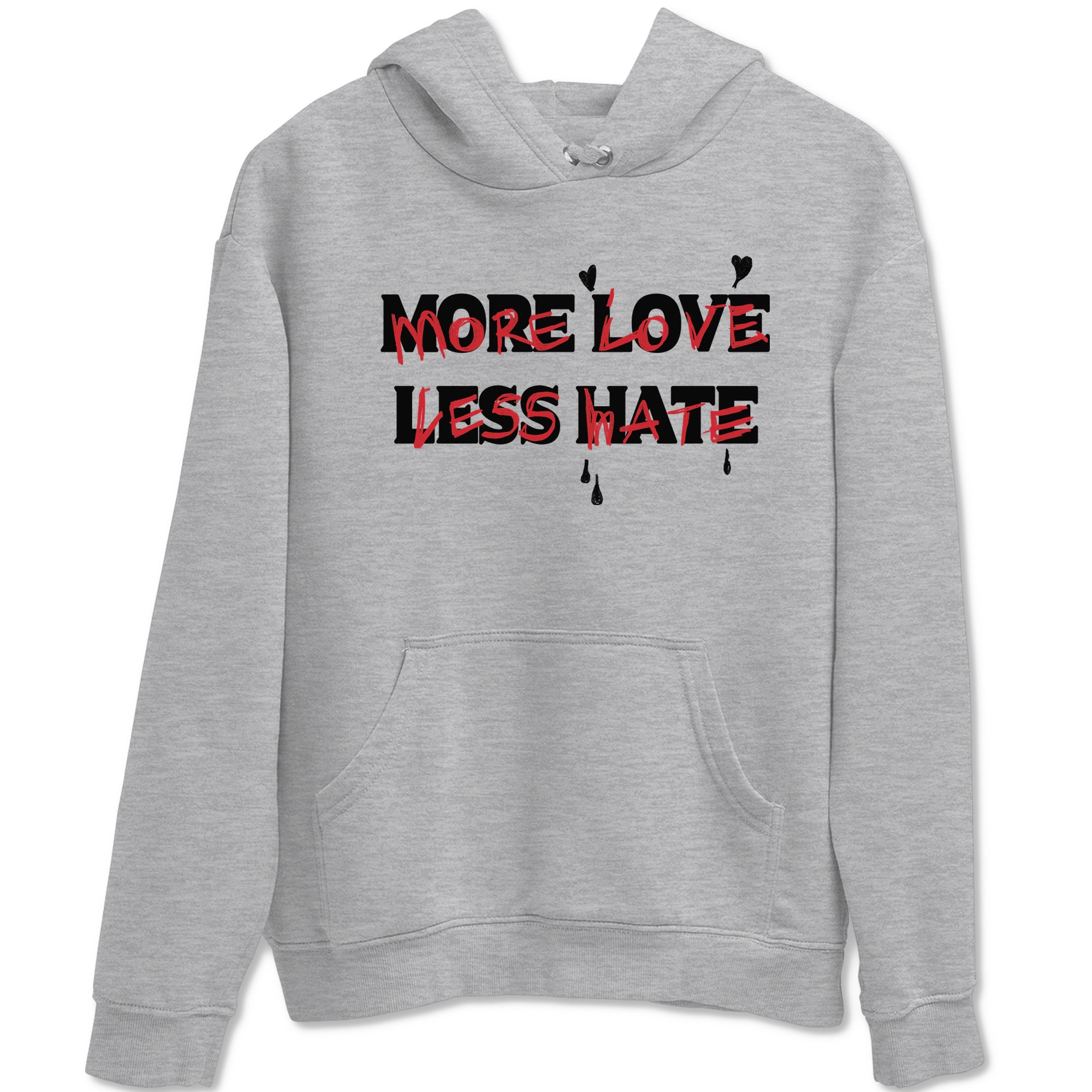 More Love Less Hate Sneaker Tees - Air Jordan 12 Flu Game
