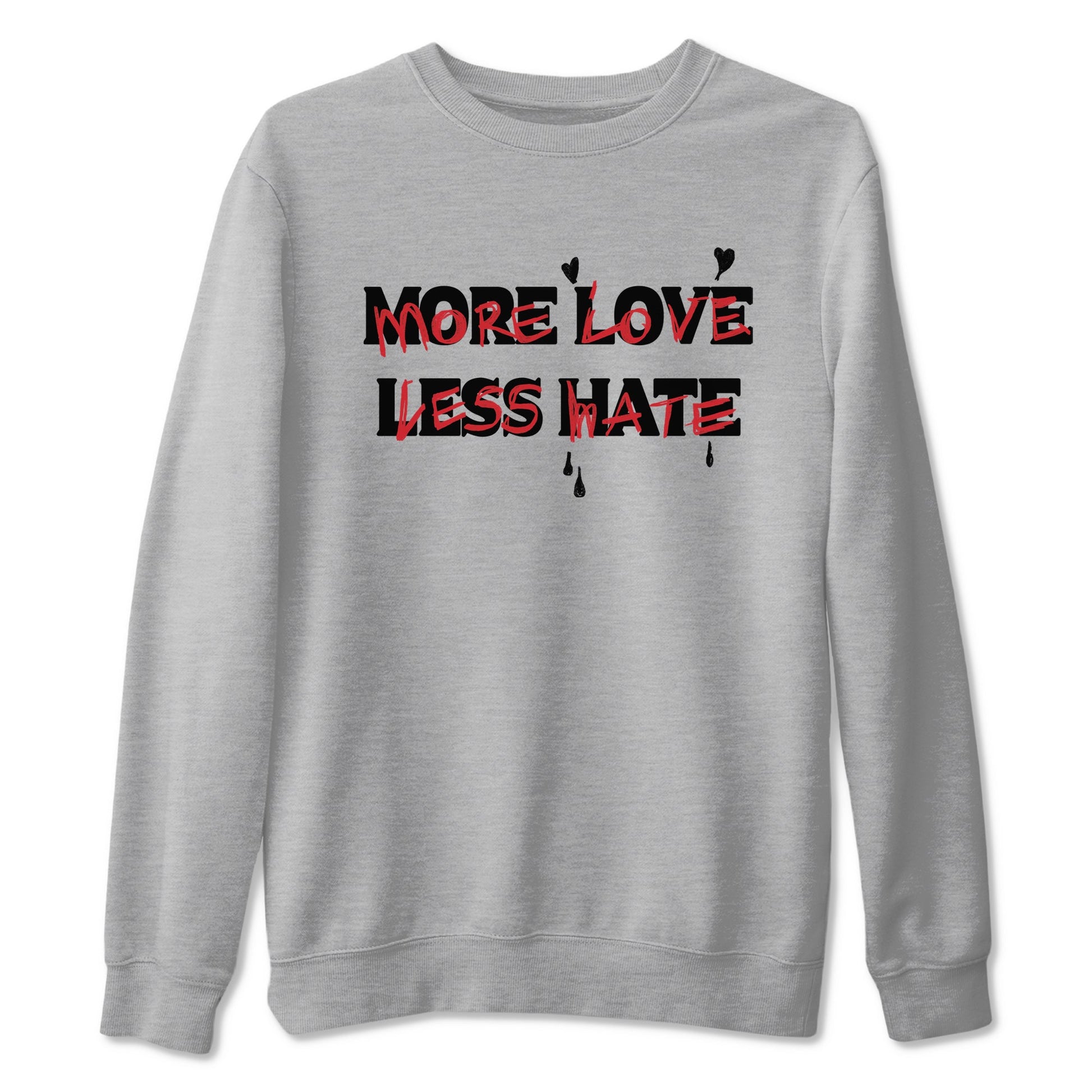 More Love Less Hate Sneaker Tees - Air Jordan 12 Flu Game