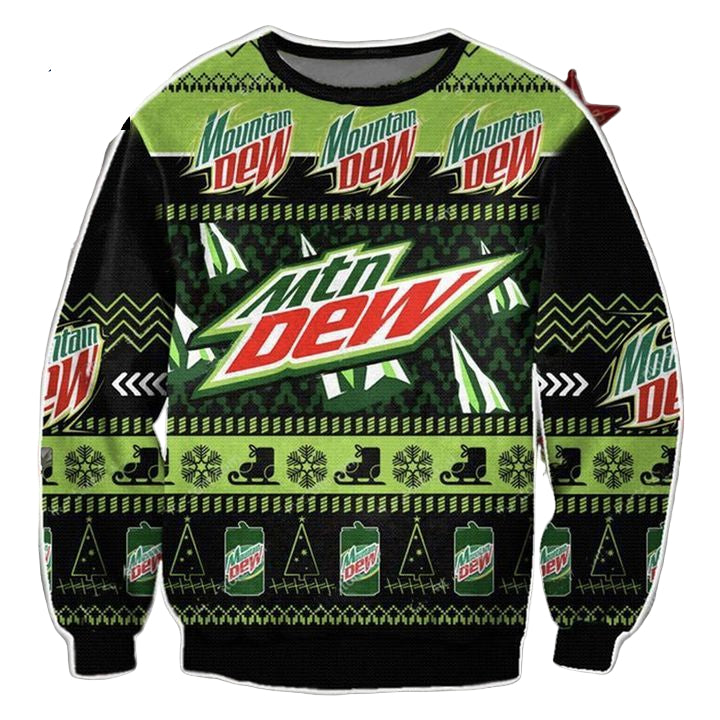 Mountain Dew Drink Ugly Christmas Sweater 2022 ? Usalast