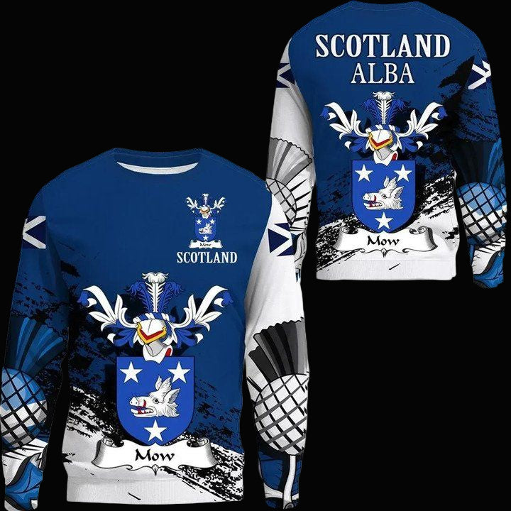 Mow Scottish Family Crest Scotland Special Sweater A7 ? Usalast
