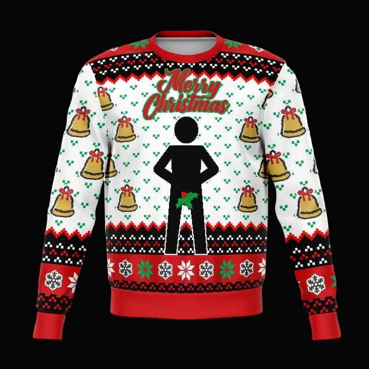 Mr Stick Mistletoe Meme 2022 Design 3d Ugly Christmas Sweater ? Usalast