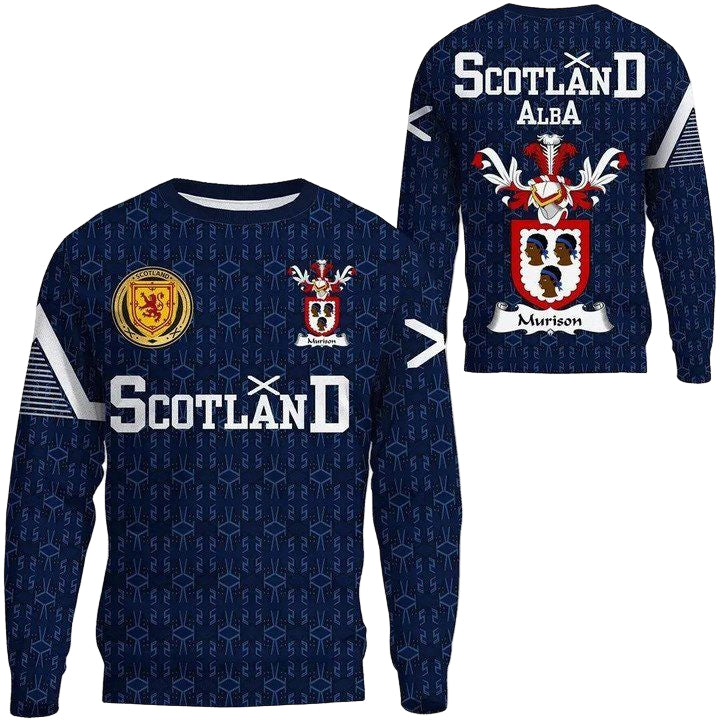 Murison Family Crest Sweater Scottish Home ? 1991 Style A7 ? Usalast