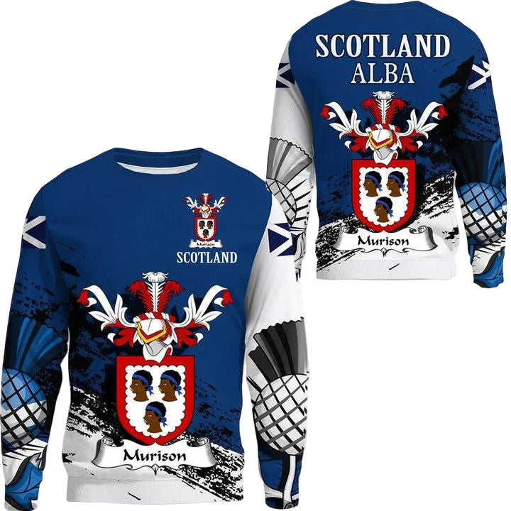 Murison Scottish Family Crest Scotland Special Sweater A7 ? Usalast