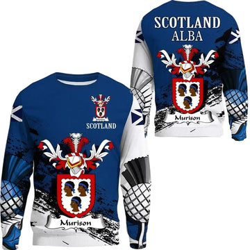 Murison Scottish Family Crest Scotland Special Sweater A7 ? Usalast