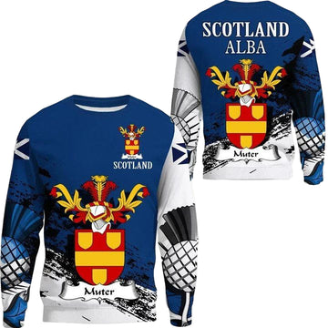 Muter Scottish Family Crest Scotland Special Sweater A7 ? Usalast