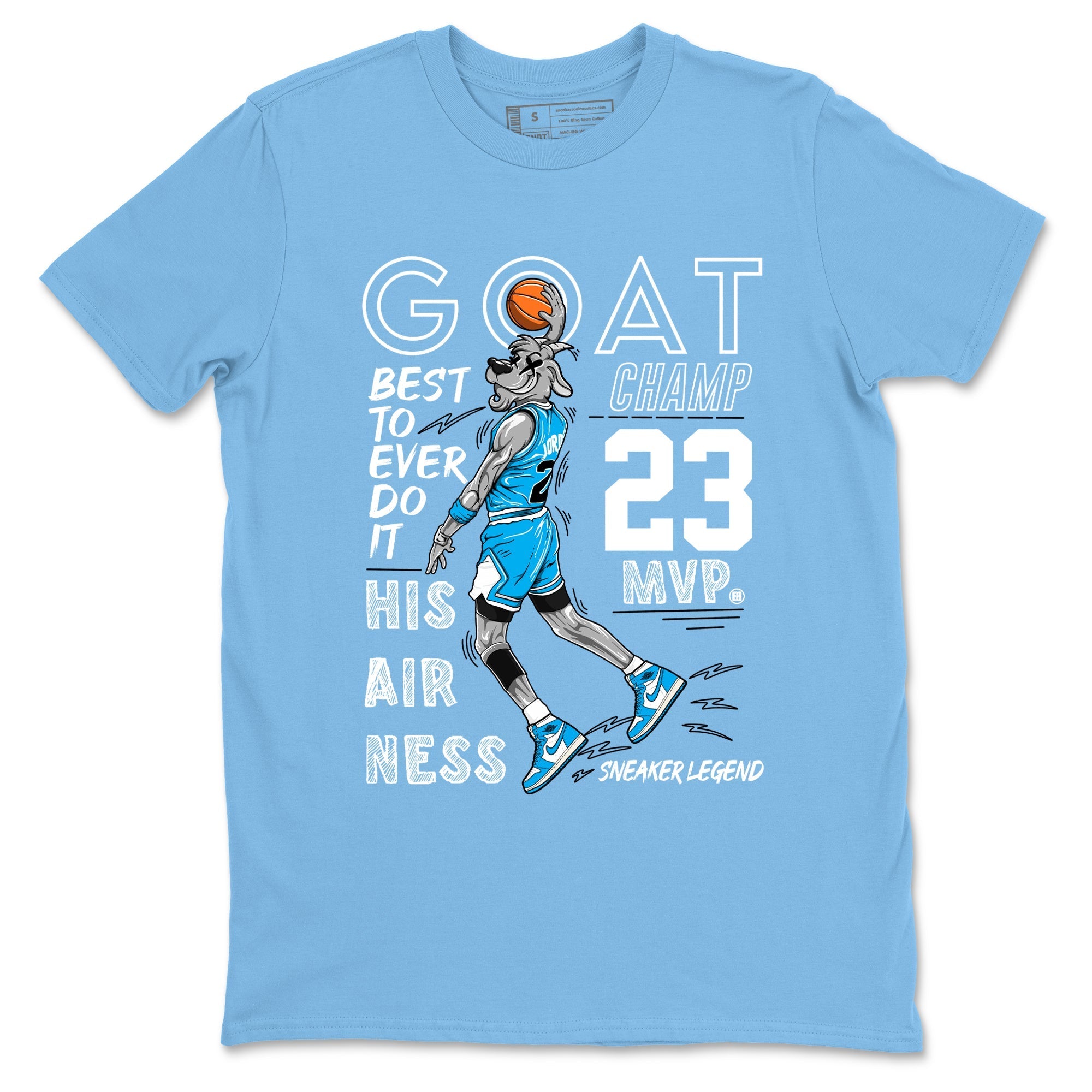 MVP Goat Sneaker Tees - Air Jordan 1 UNC Reimagined
