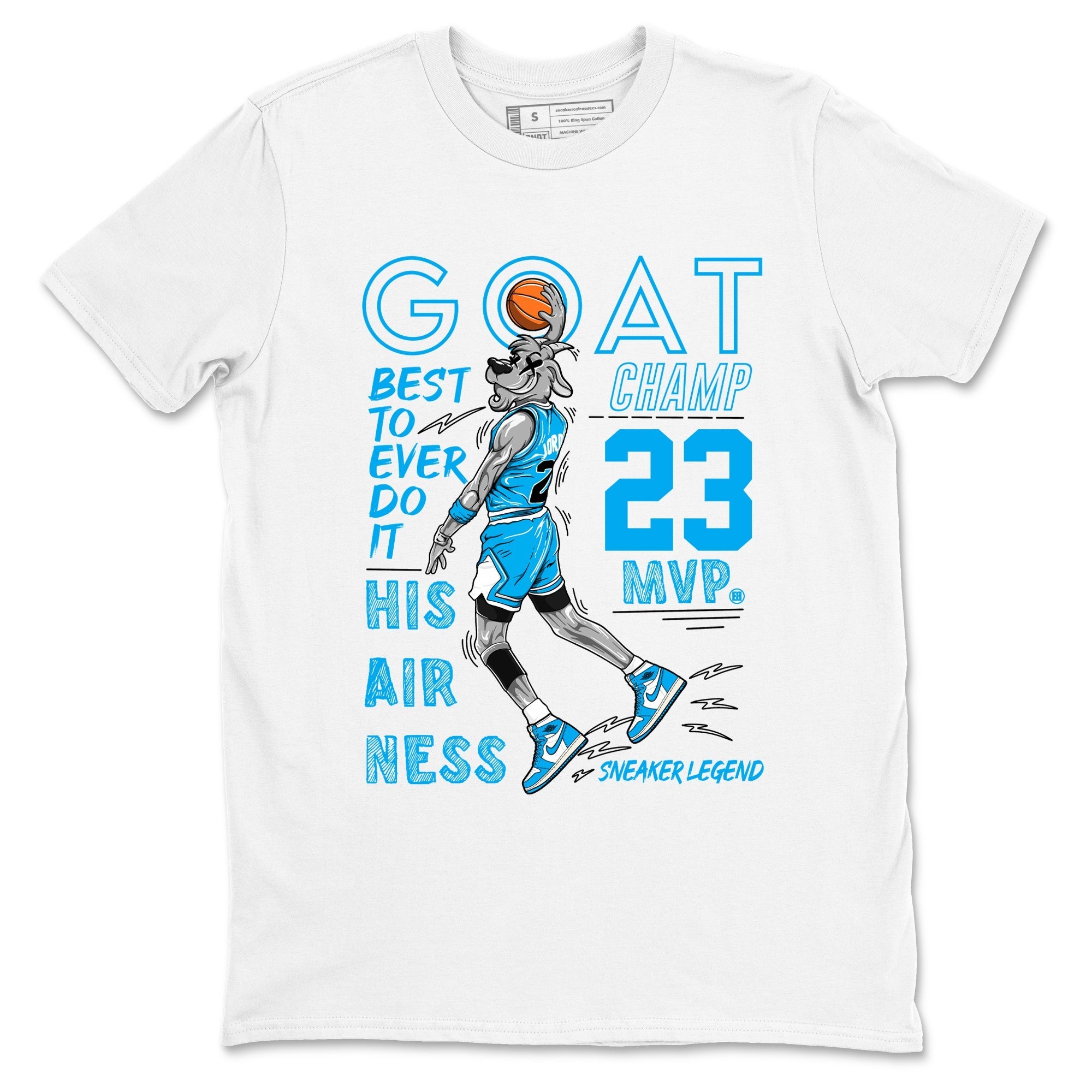 MVP Goat Sneaker Tees - Air Jordan 1 UNC Reimagined