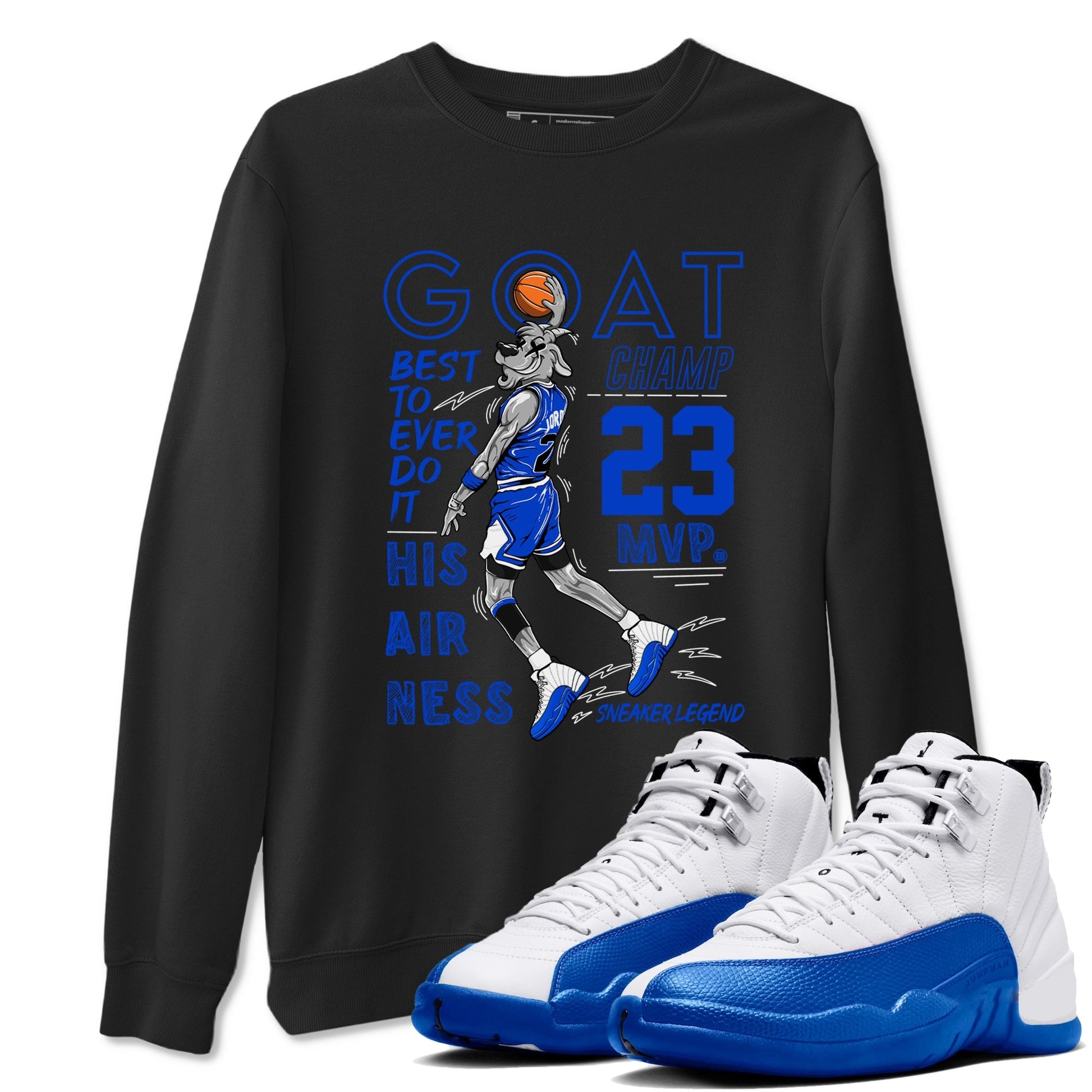 MVP Goat Sneaker Tees - Air Jordan 12 Blueberry