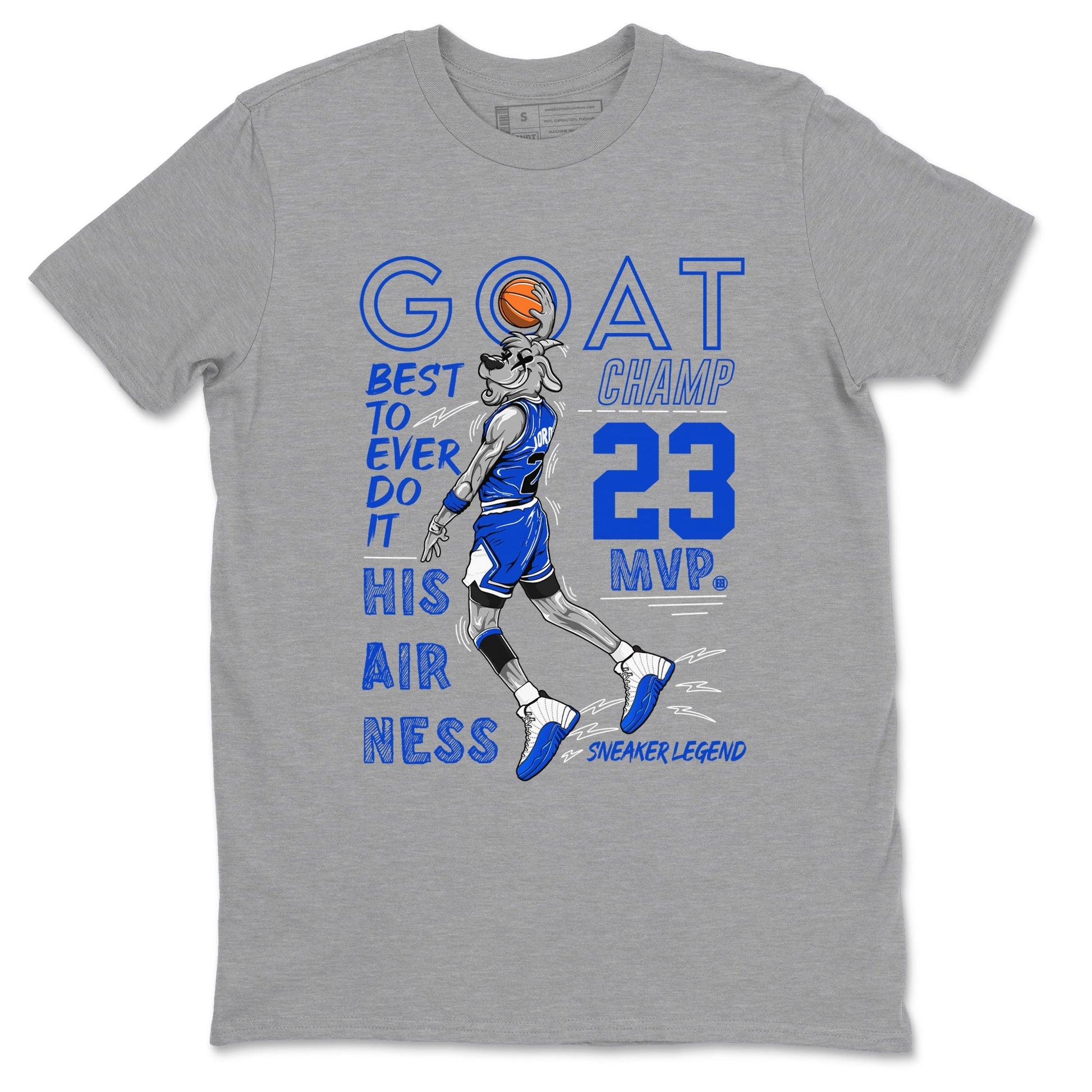 MVP Goat Sneaker Tees - Air Jordan 12 Blueberry