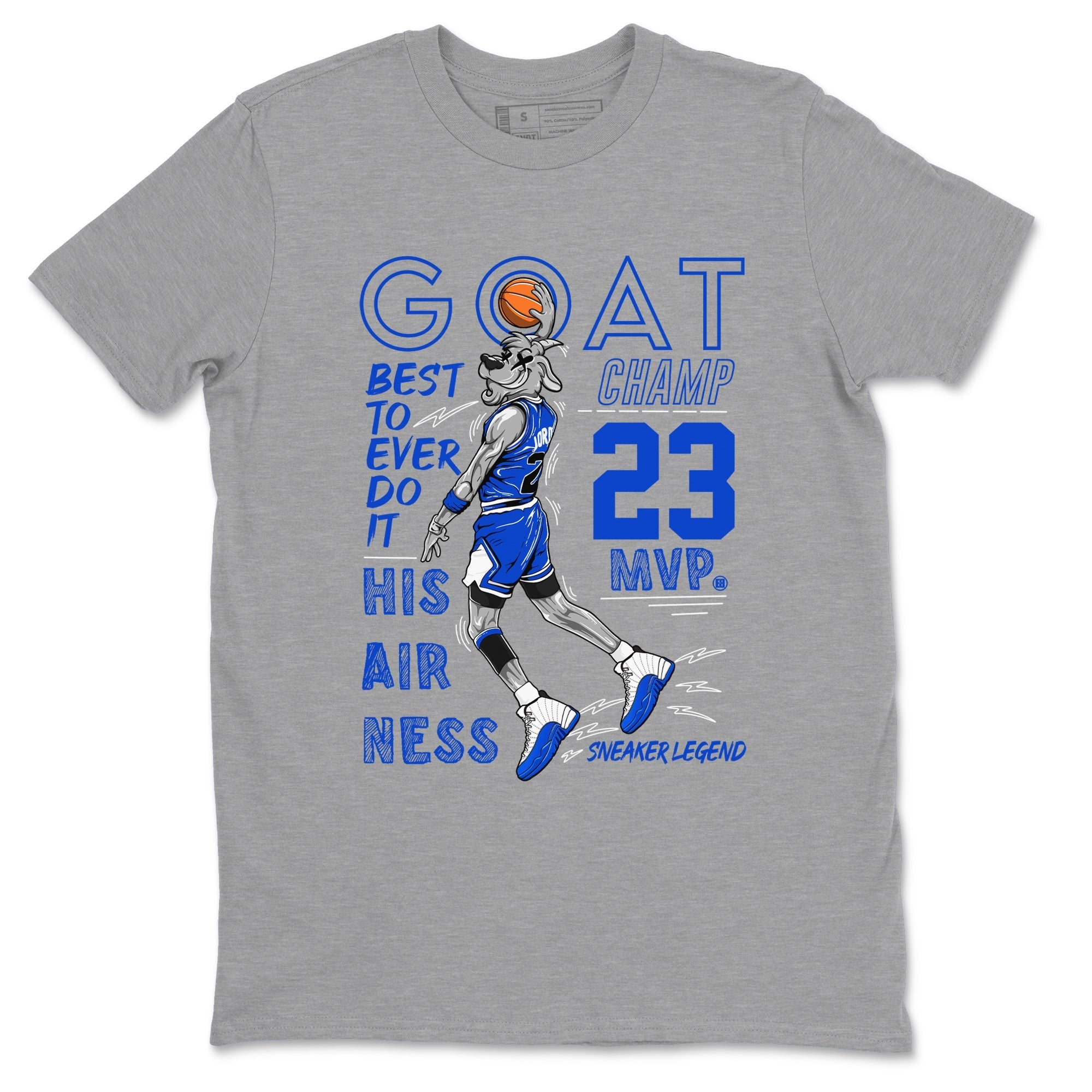 MVP Goat Sneaker Tees - Air Jordan 12 Blueberry