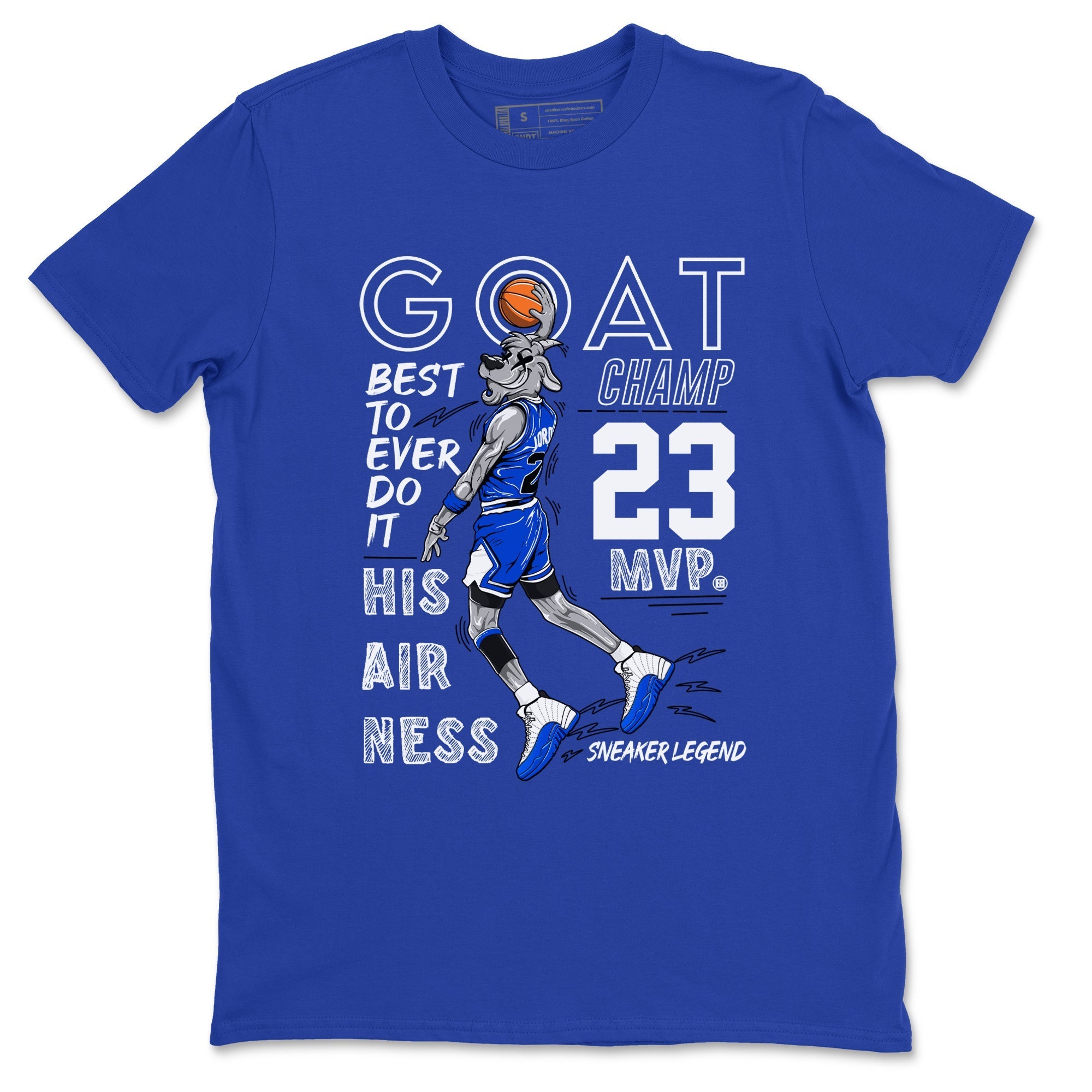 MVP Goat Sneaker Tees - Air Jordan 12 Blueberry