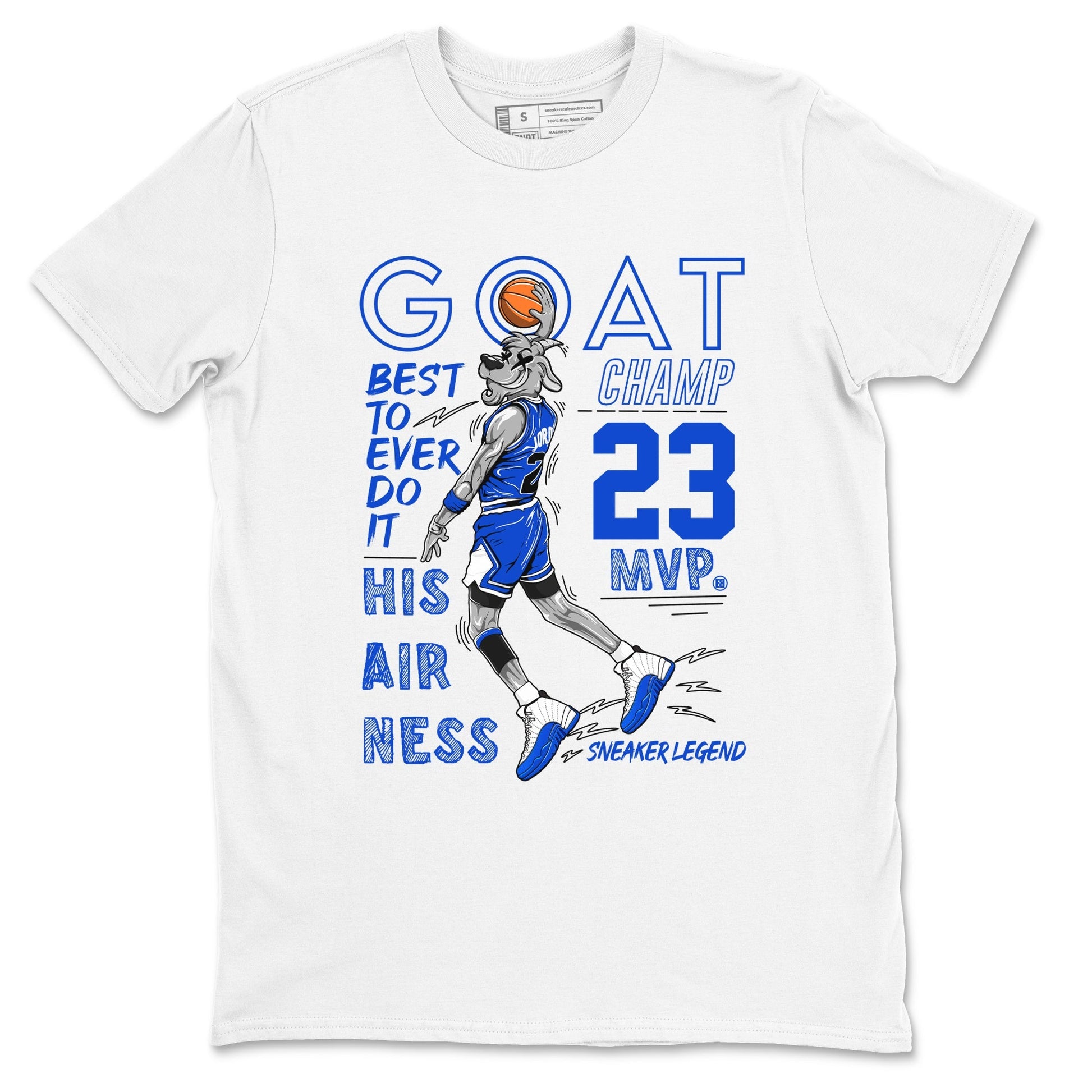 MVP Goat Sneaker Tees - Air Jordan 12 Blueberry