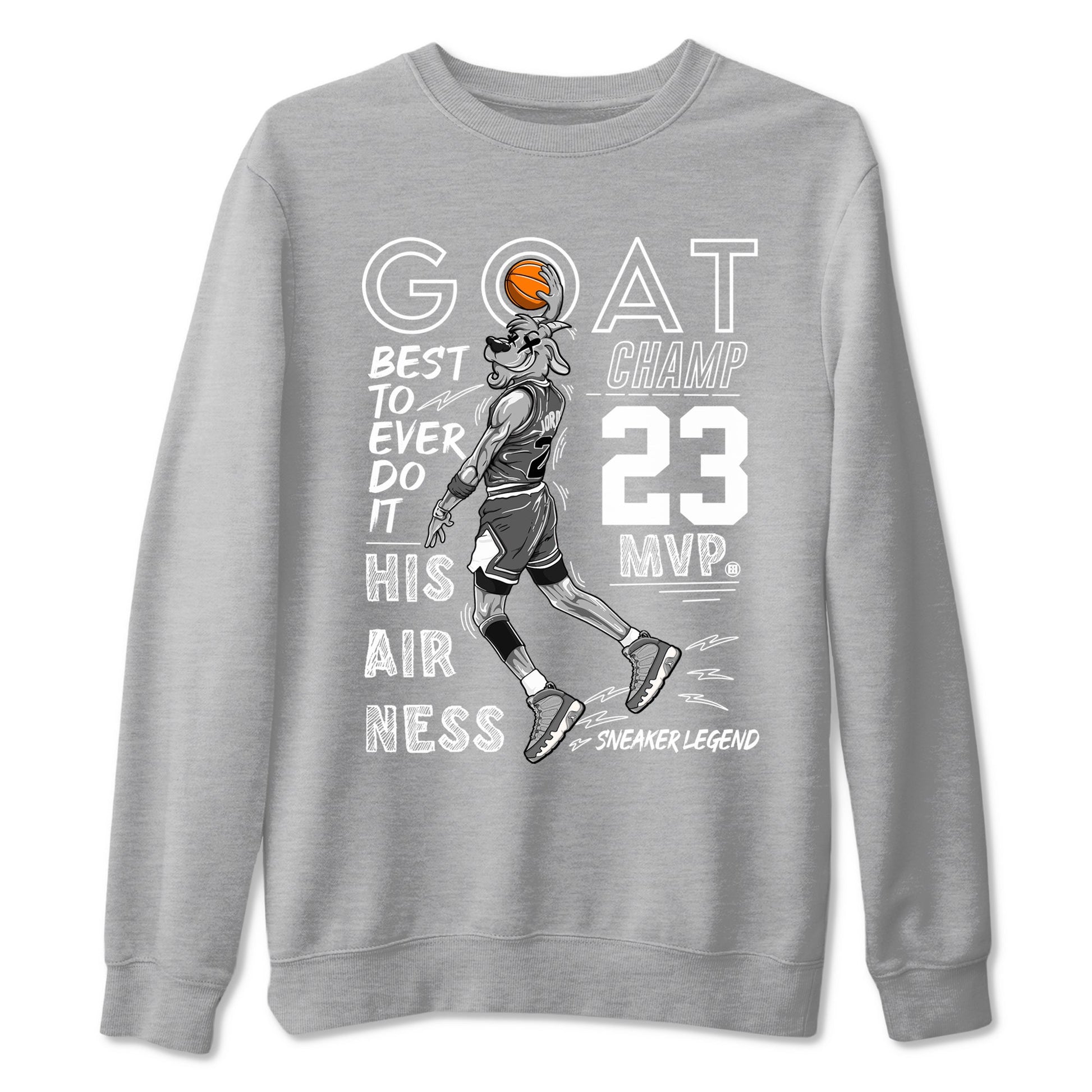 MVP Goat Sneaker Tees - Air Jordan 9 Cool Grey