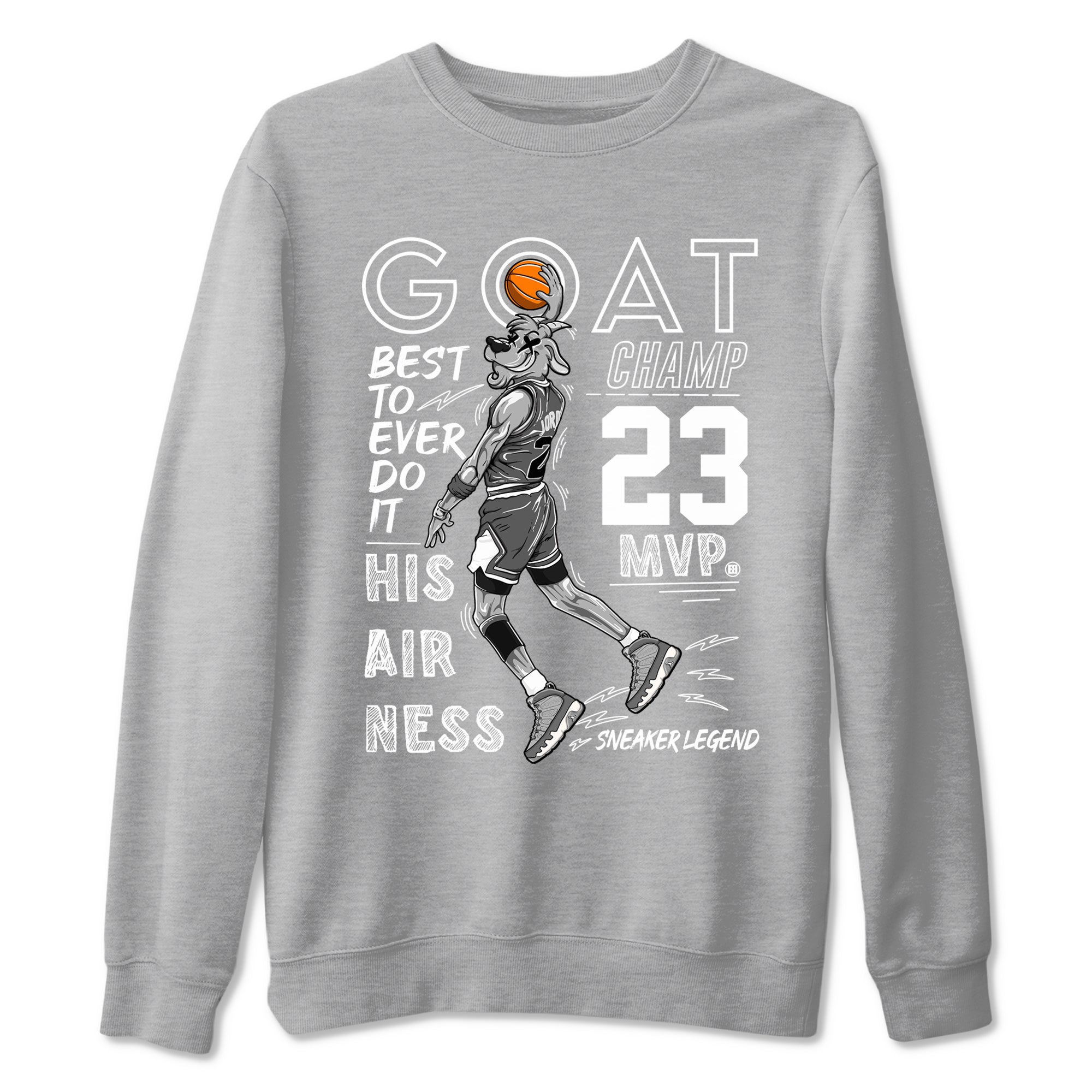 MVP Goat Sneaker Tees - Air Jordan 9 Cool Grey