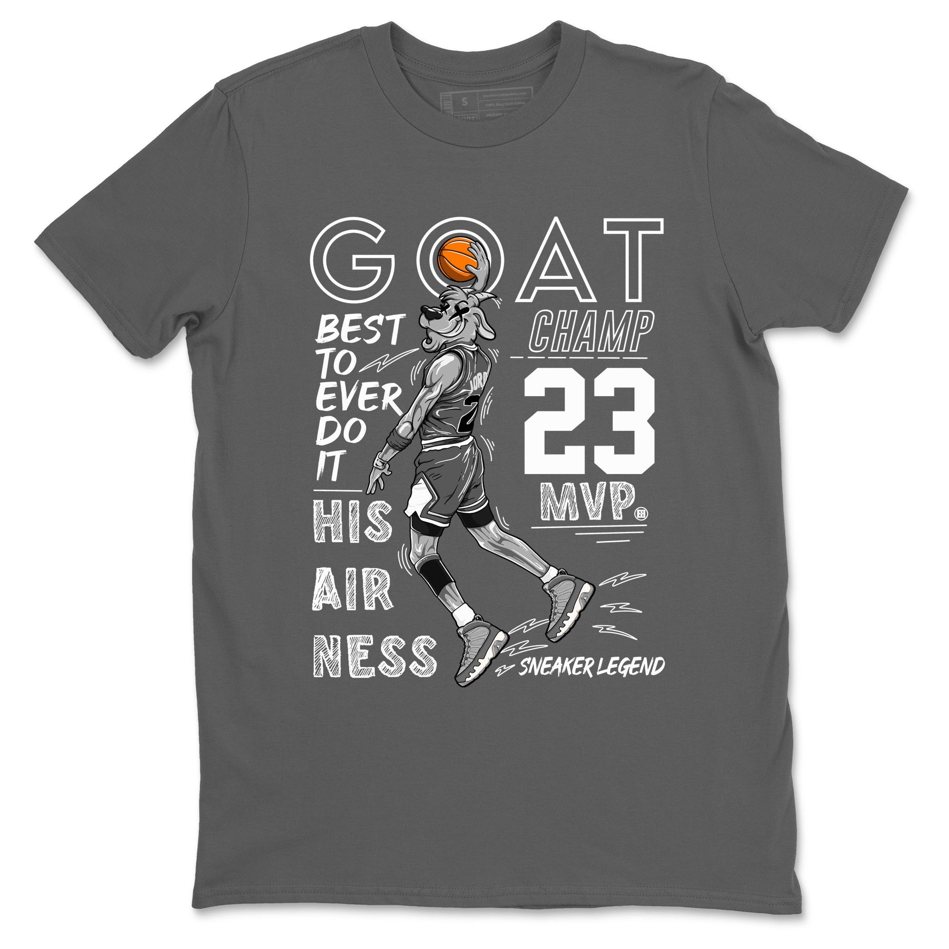 MVP Goat Sneaker Tees - Air Jordan 9 Cool Grey