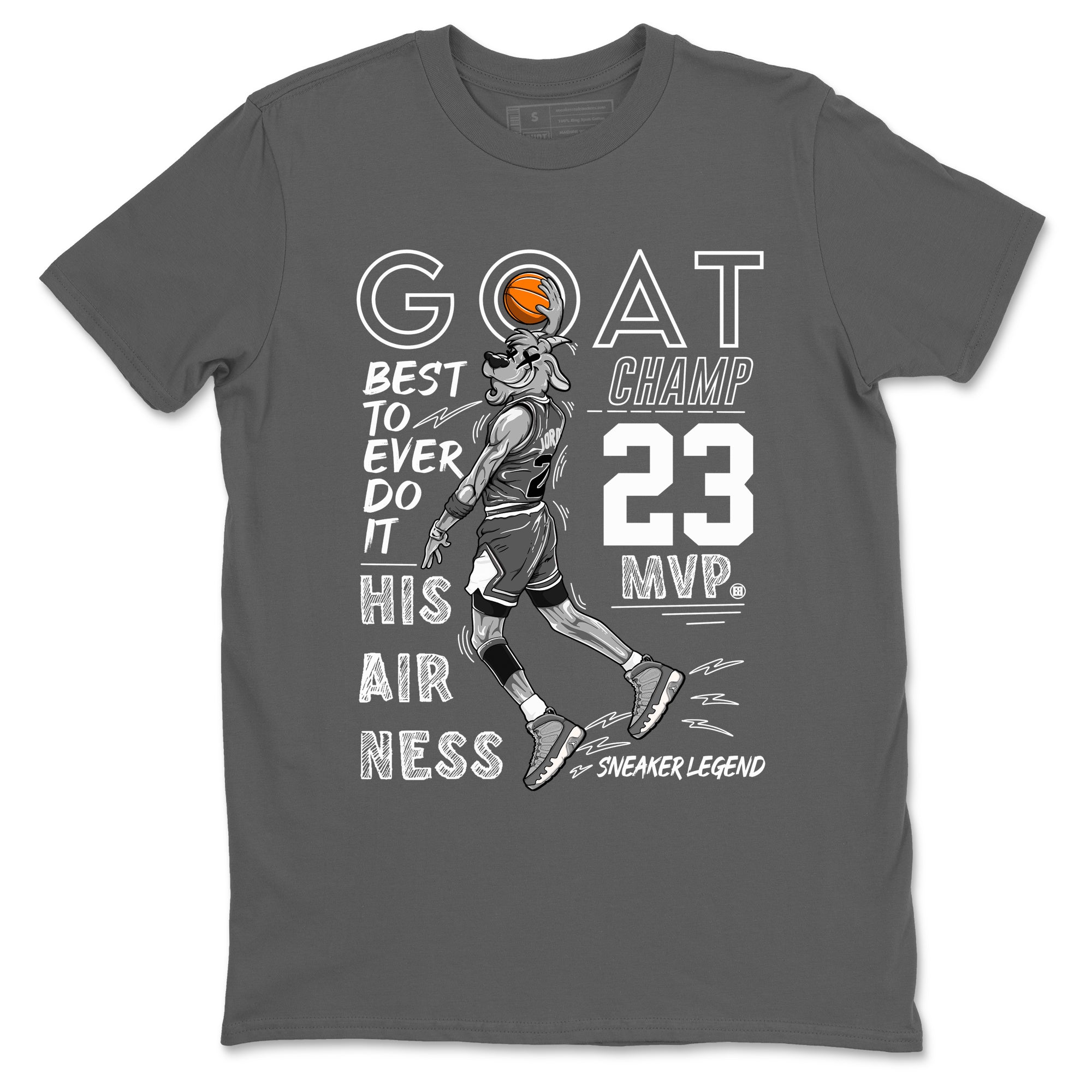 MVP Goat Sneaker Tees - Air Jordan 9 Cool Grey