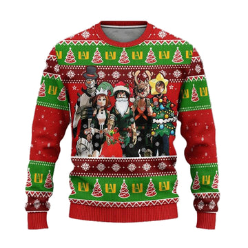 My Hero Academia Anime Ugly Christmas Sweater BNHA Xmas Gift ? Usalast