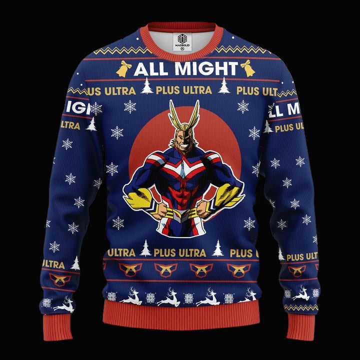 My Hero Academia Ugly Christmas Sweater Amazing Gift Idea Thanksgiving Gift ? Usalast