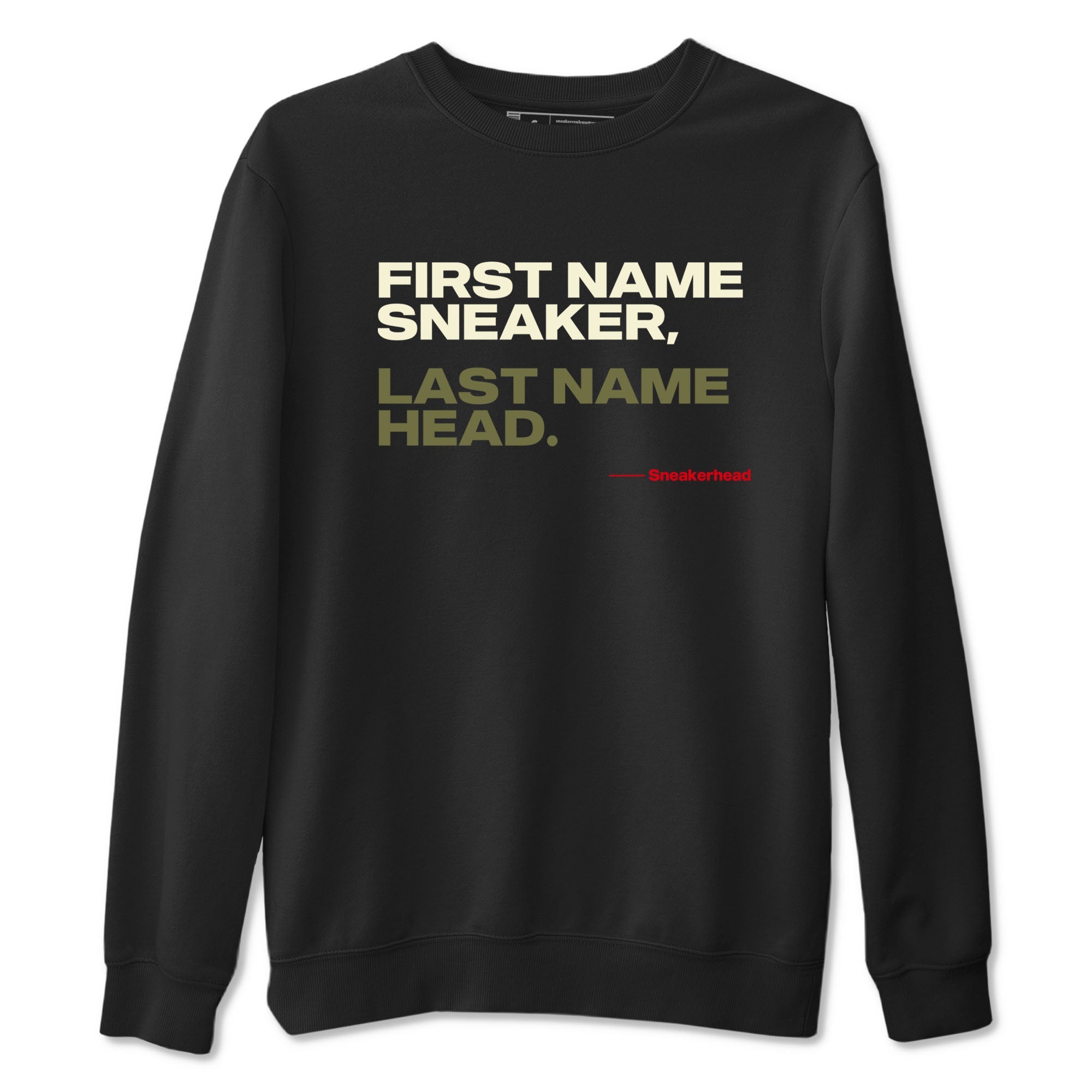 My Name Is Sneakerhead Sneaker Tees - Air Jordan 1 Travis Scott Medium Olive