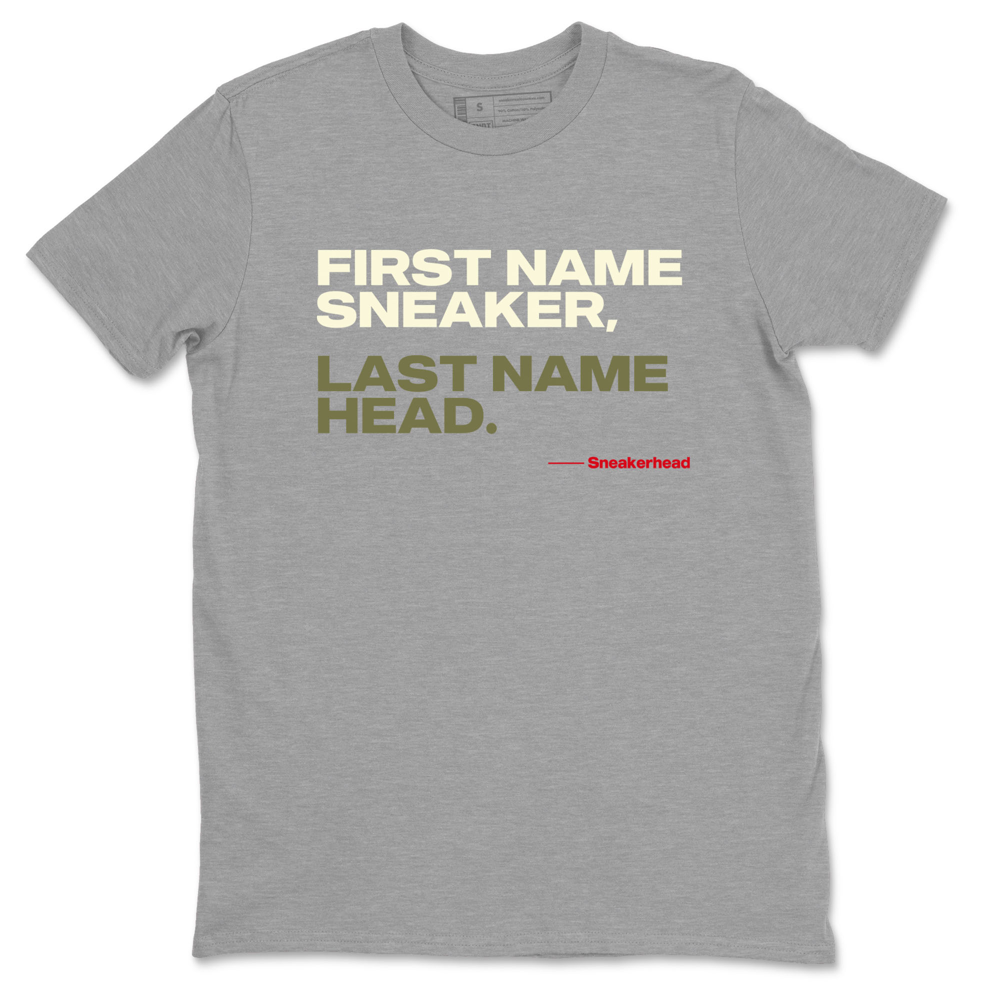 My Name Is Sneakerhead Sneaker Tees - Air Jordan 1 Travis Scott Medium Olive