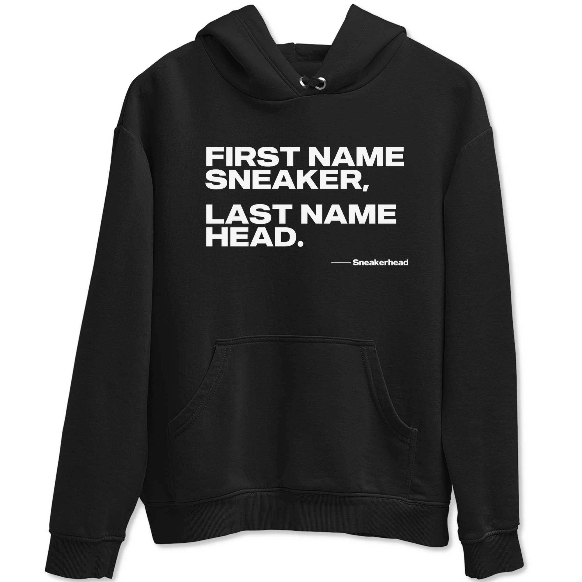 My Name Is Sneakerhead Sneaker Tees - Air Jordan 4 White Thunder