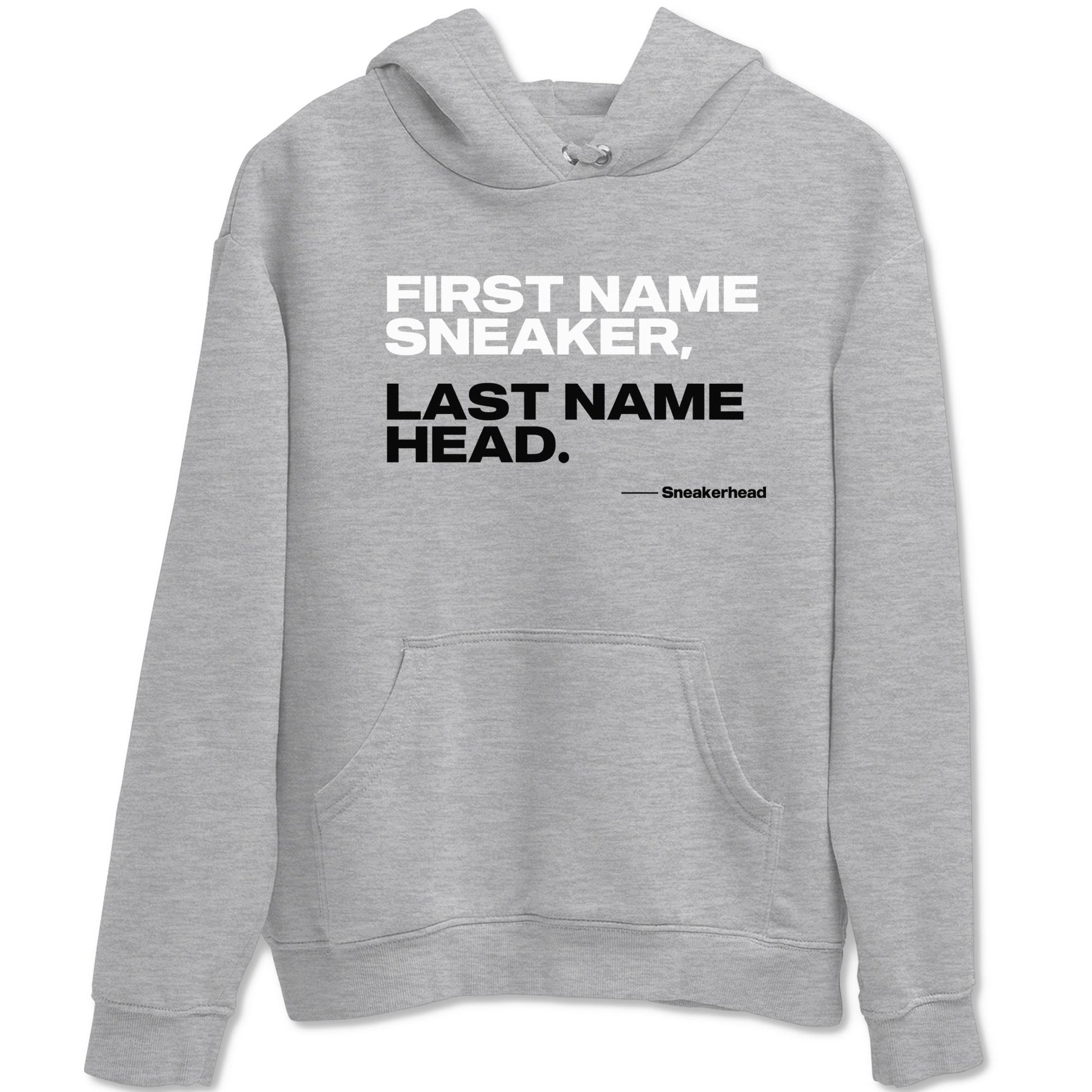 My Name Is Sneakerhead Sneaker Tees - Air Jordan 4 White Thunder