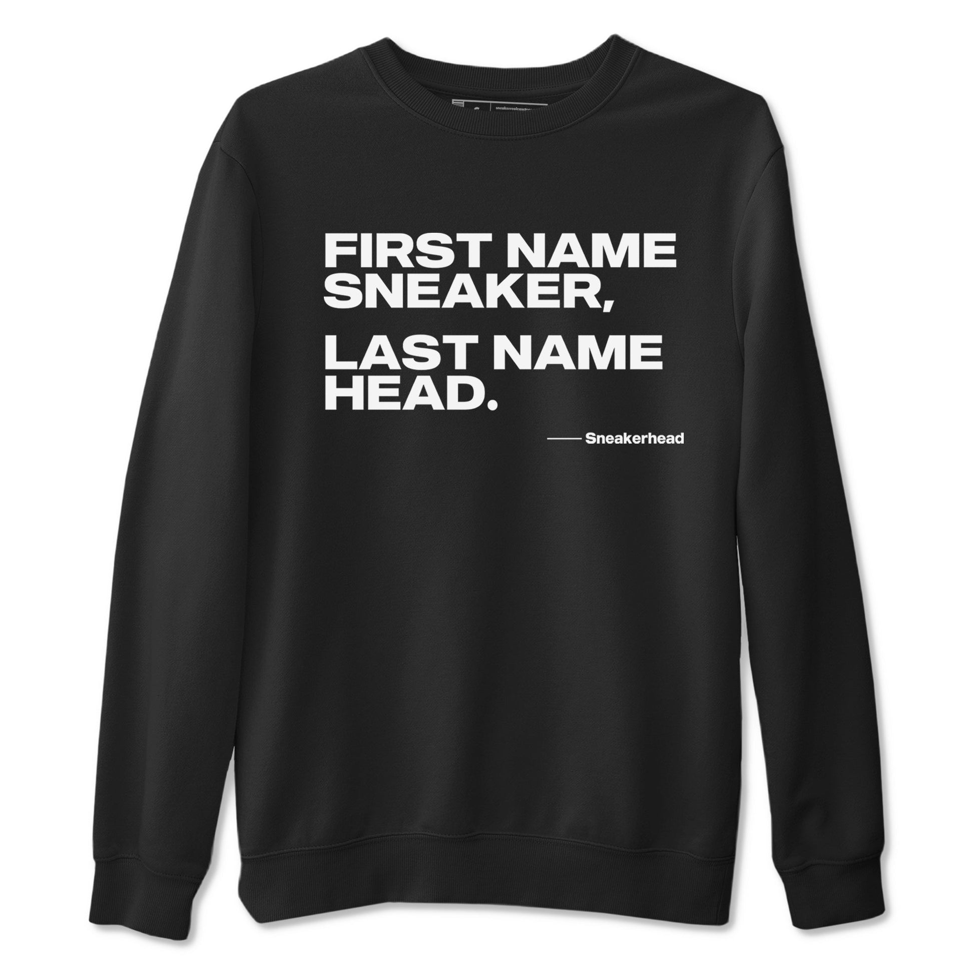 My Name Is Sneakerhead Sneaker Tees - Air Jordan 4 White Thunder