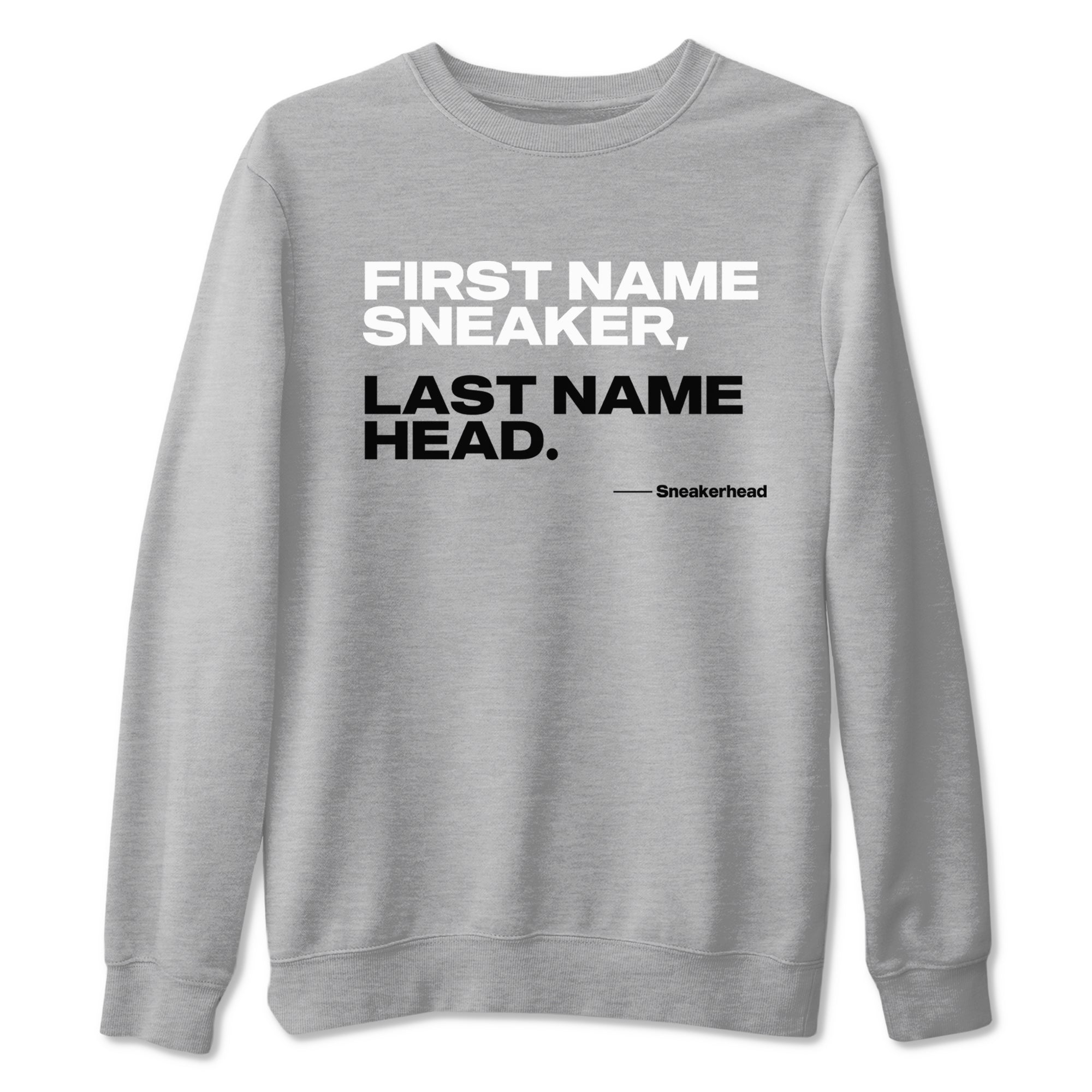 My Name Is Sneakerhead Sneaker Tees - Air Jordan 4 White Thunder