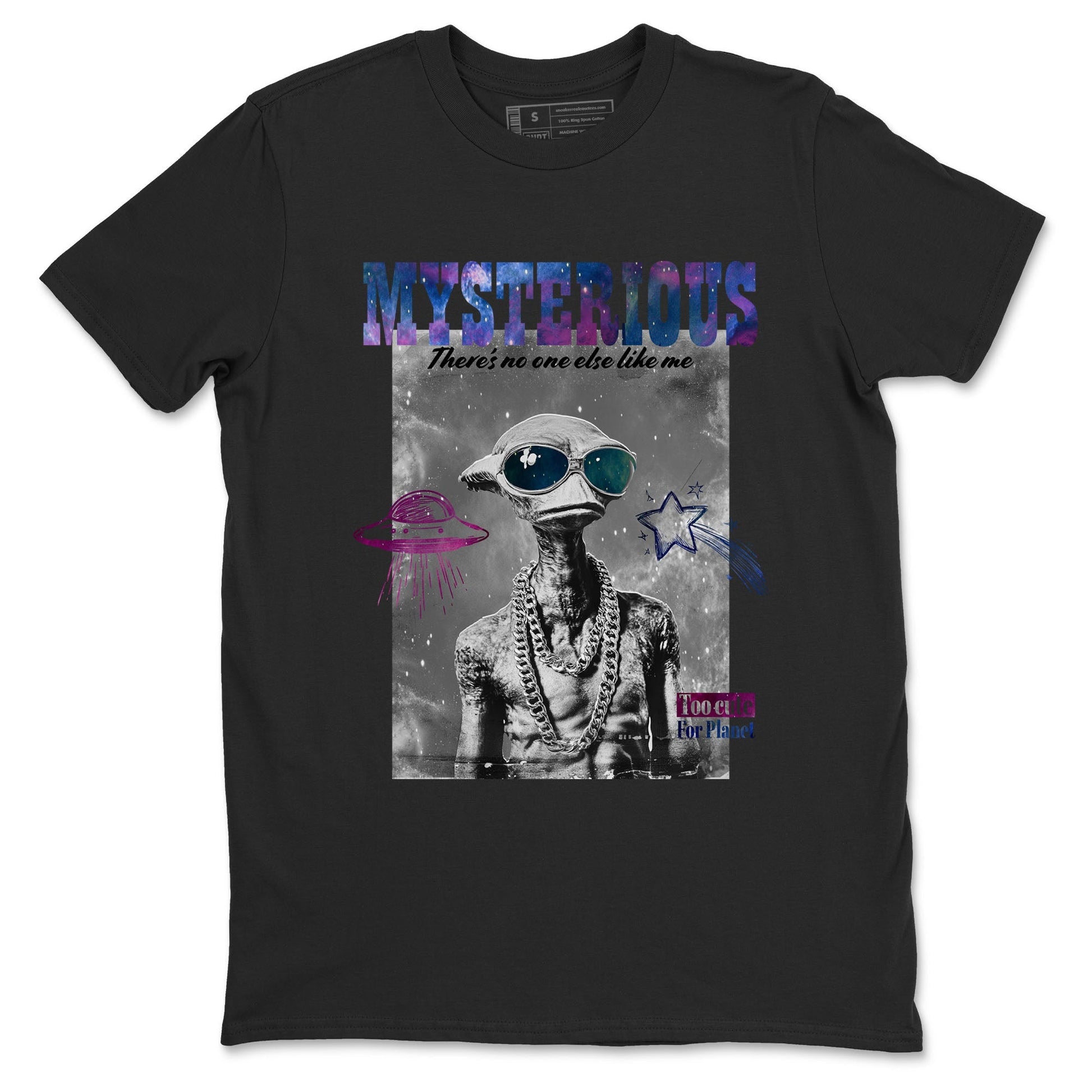 Mysterious Dude Sneaker Tees - Air Foamposite One Galaxy