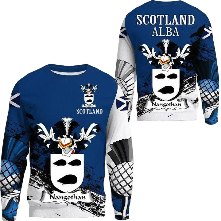 Nangothan Scottish Family Crest Scotland Special Sweater A7 ? Usalast