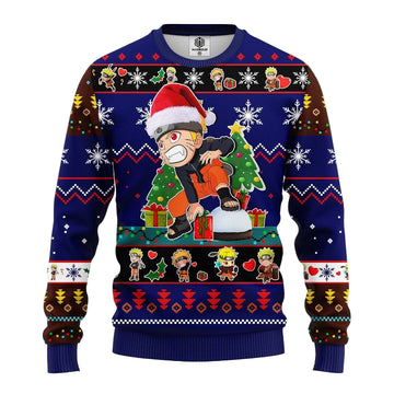 Naruto Kid Ugly Christmas Sweater Brown Blue 1 Amazing Gift Idea Thanksgiving Gift ? Usalast