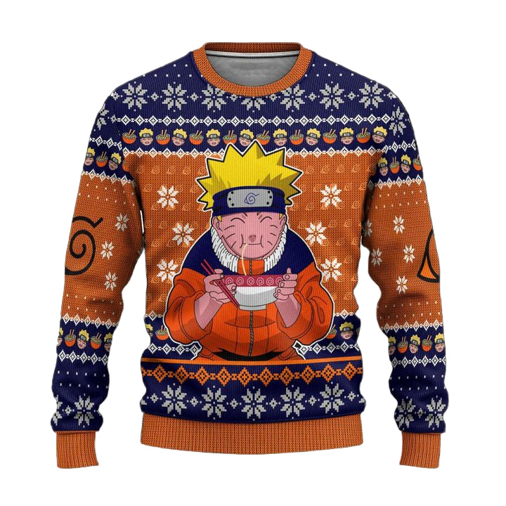 Naruto Ramen Anime Ugly Christmas Sweater Xmas Gift ? Usalast