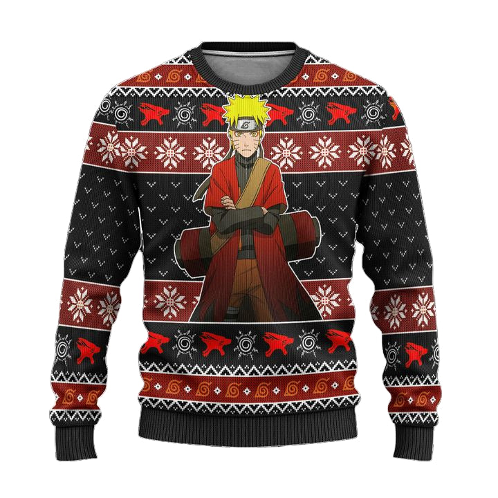 Naruto Sage Mode Anime Ugly Christmas Sweater Xmas Gift ? Usalast