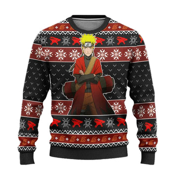 Naruto Sage Mode Anime Ugly Christmas Sweater Xmas Gift ? Usalast