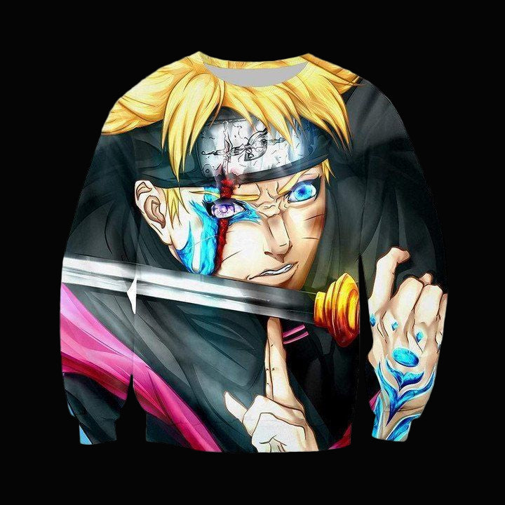Naruto Sweater ? Boruto With Jougan Eye Sweater Sh9539 ? Usalast