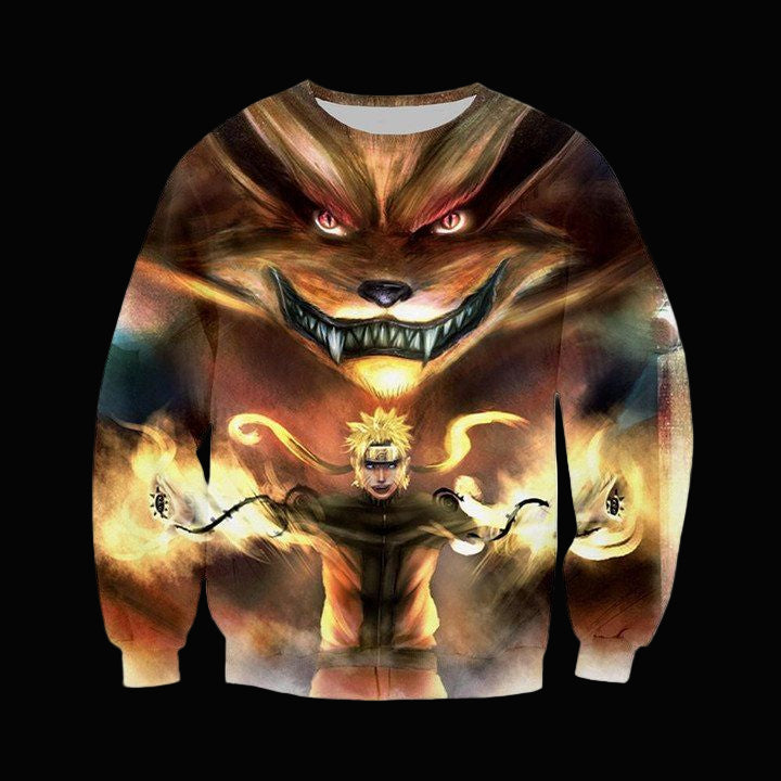 Naruto Sweater ? Nine-Tails Chakra Sweater Sh9527 ? Usalast