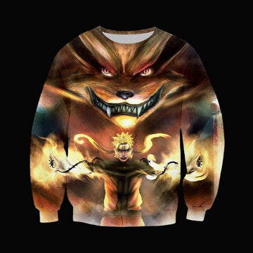 Naruto Sweater ? Nine-Tails Chakra Sweater Sh9527 ? Usalast