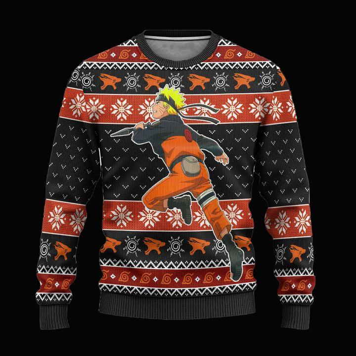 Naruto Uzumaki Anime Ugly Christmas Sweater Xmas Gift ? Usalast