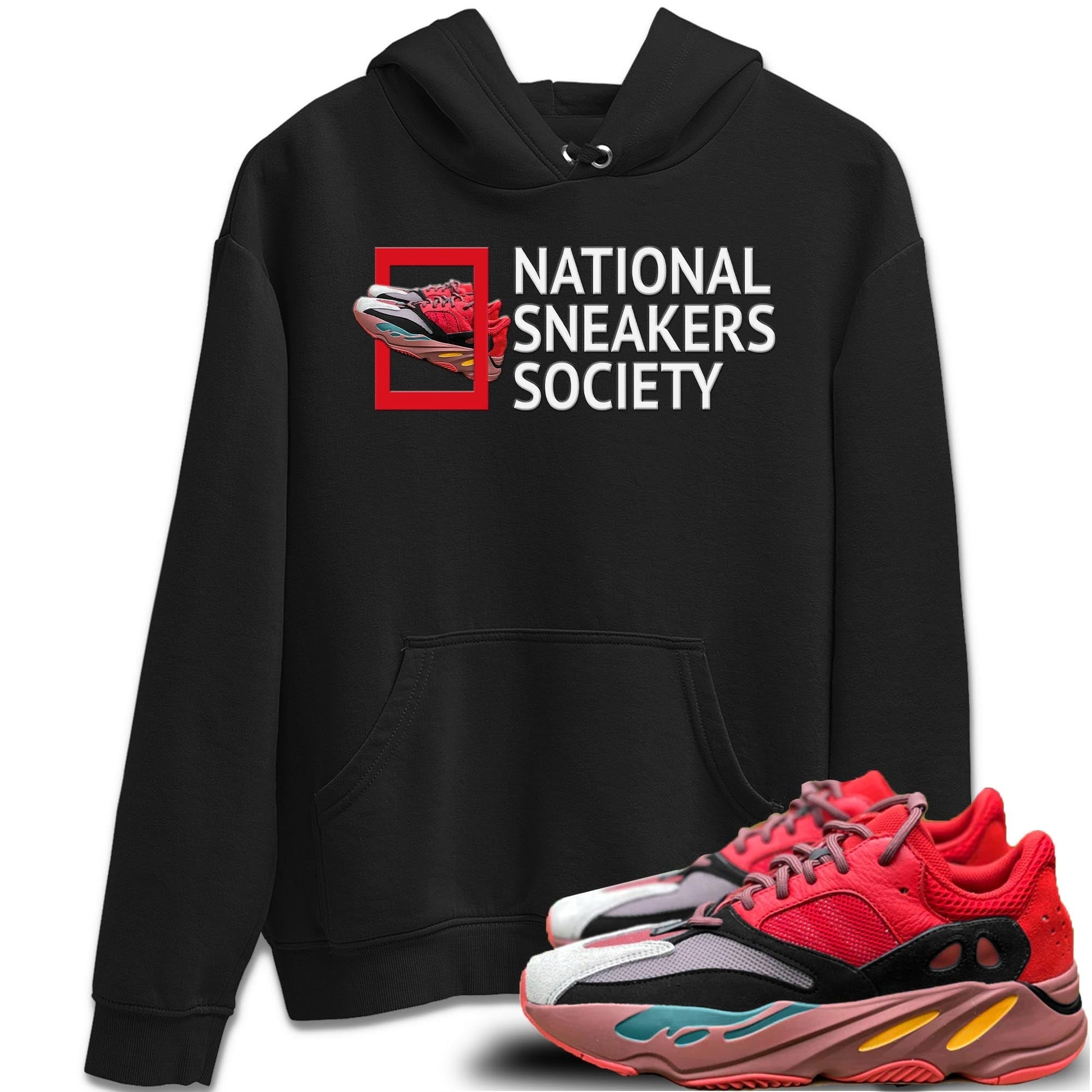 National Sneakers Unisex Tops - Yeezy 700 Hi-Res Red
