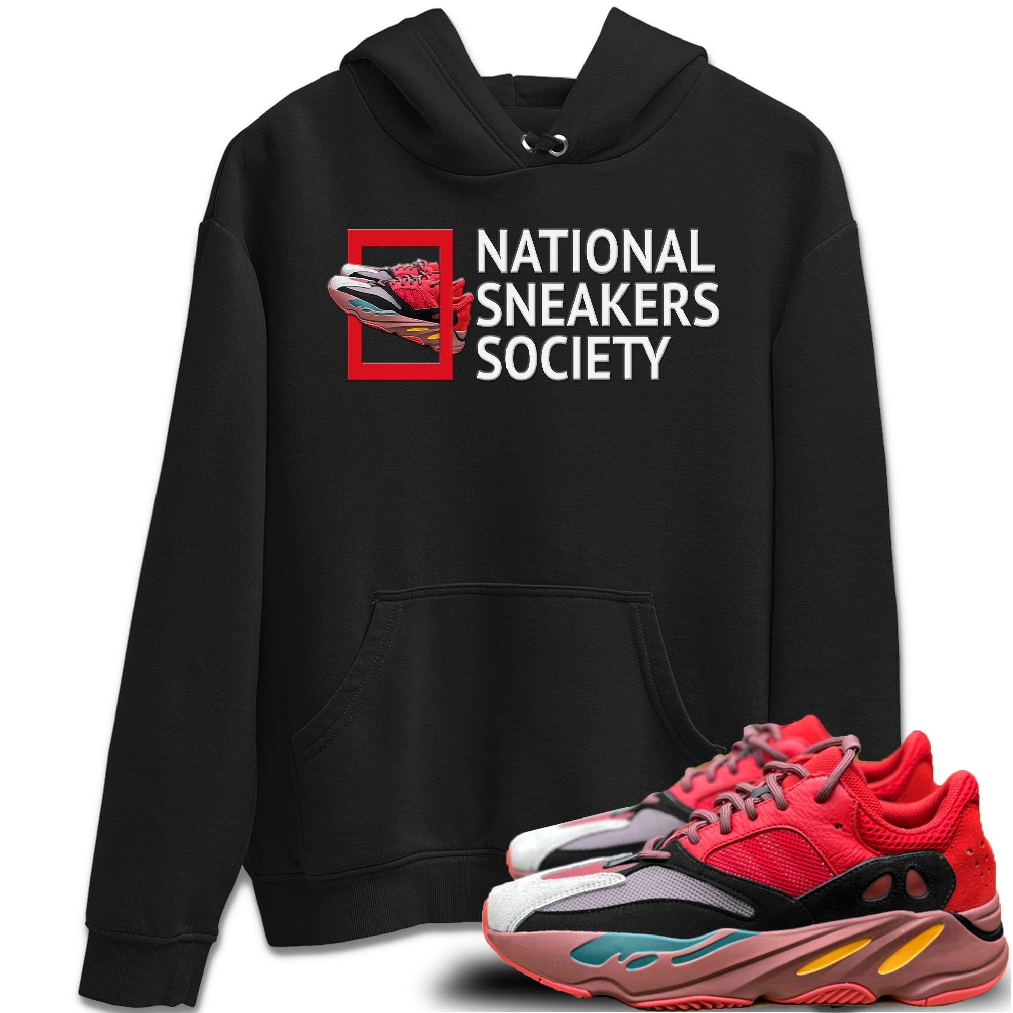 National Sneakers Unisex Tops - Yeezy 700 Hi-Res Red