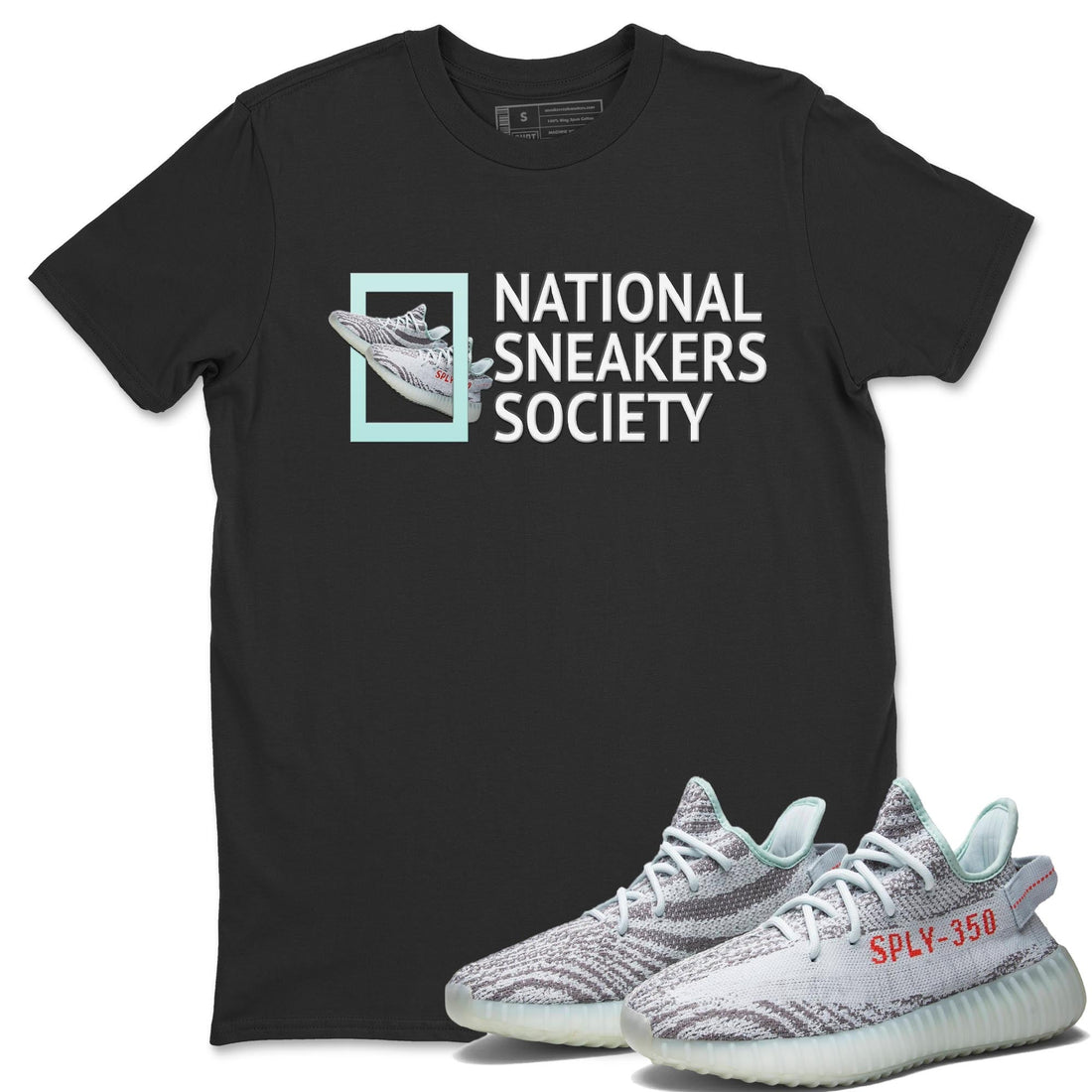 National Sneakers Unisex Tops - Yeezy 350 Blue Tint