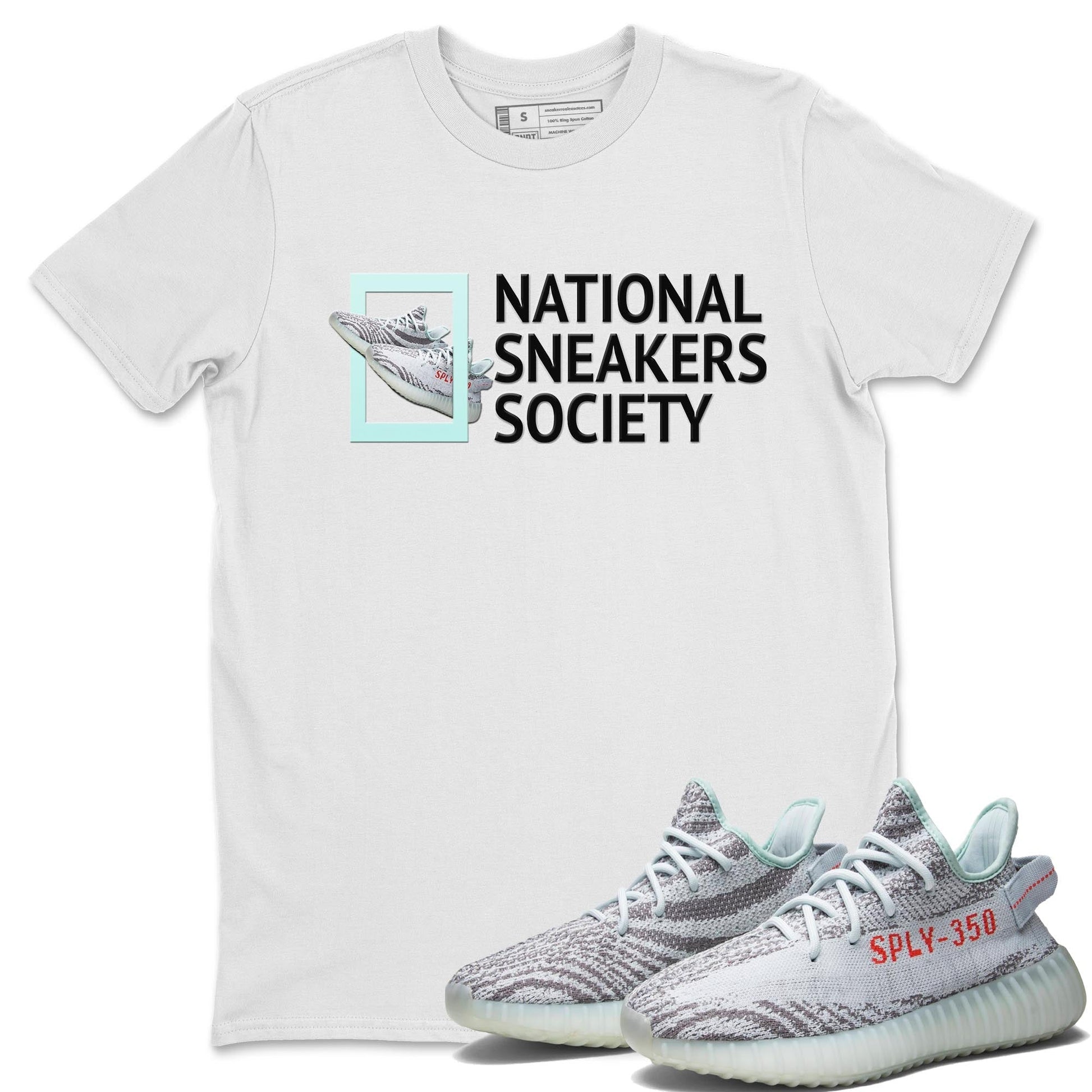 National Sneakers Unisex Tops - Yeezy 350 Blue Tint