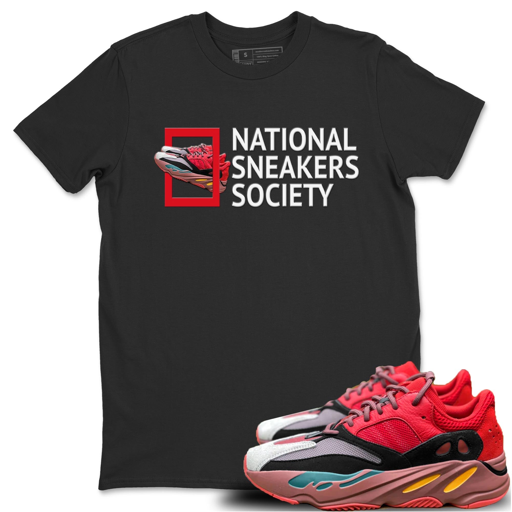 National Sneakers Unisex Tops - Yeezy 700 Hi-Res Red