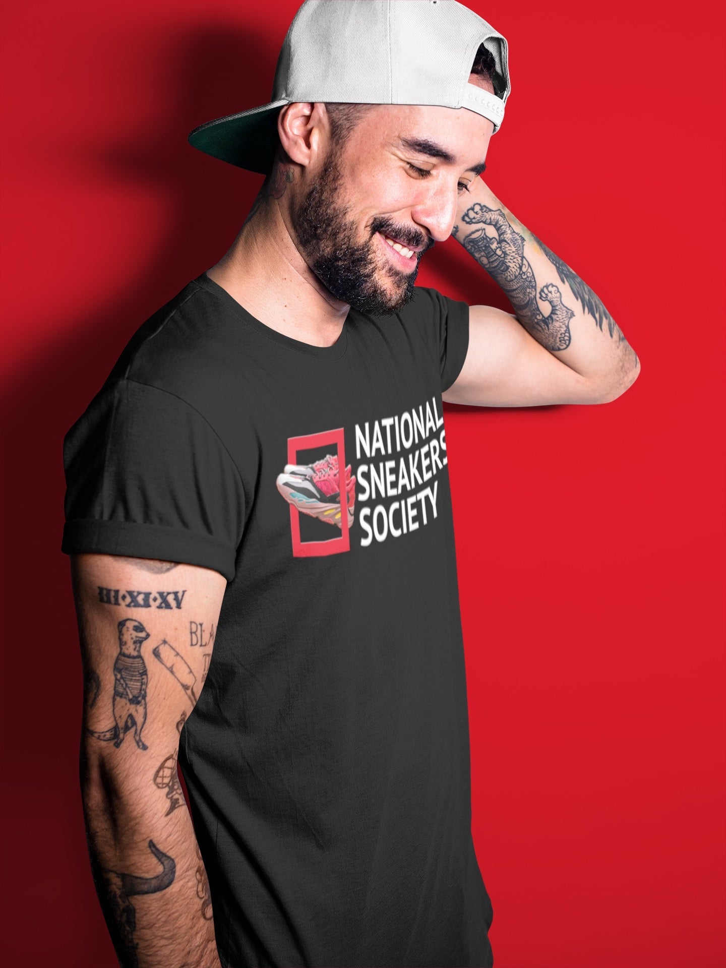 National Sneakers Unisex Tops - Yeezy 700 Hi-Res Red