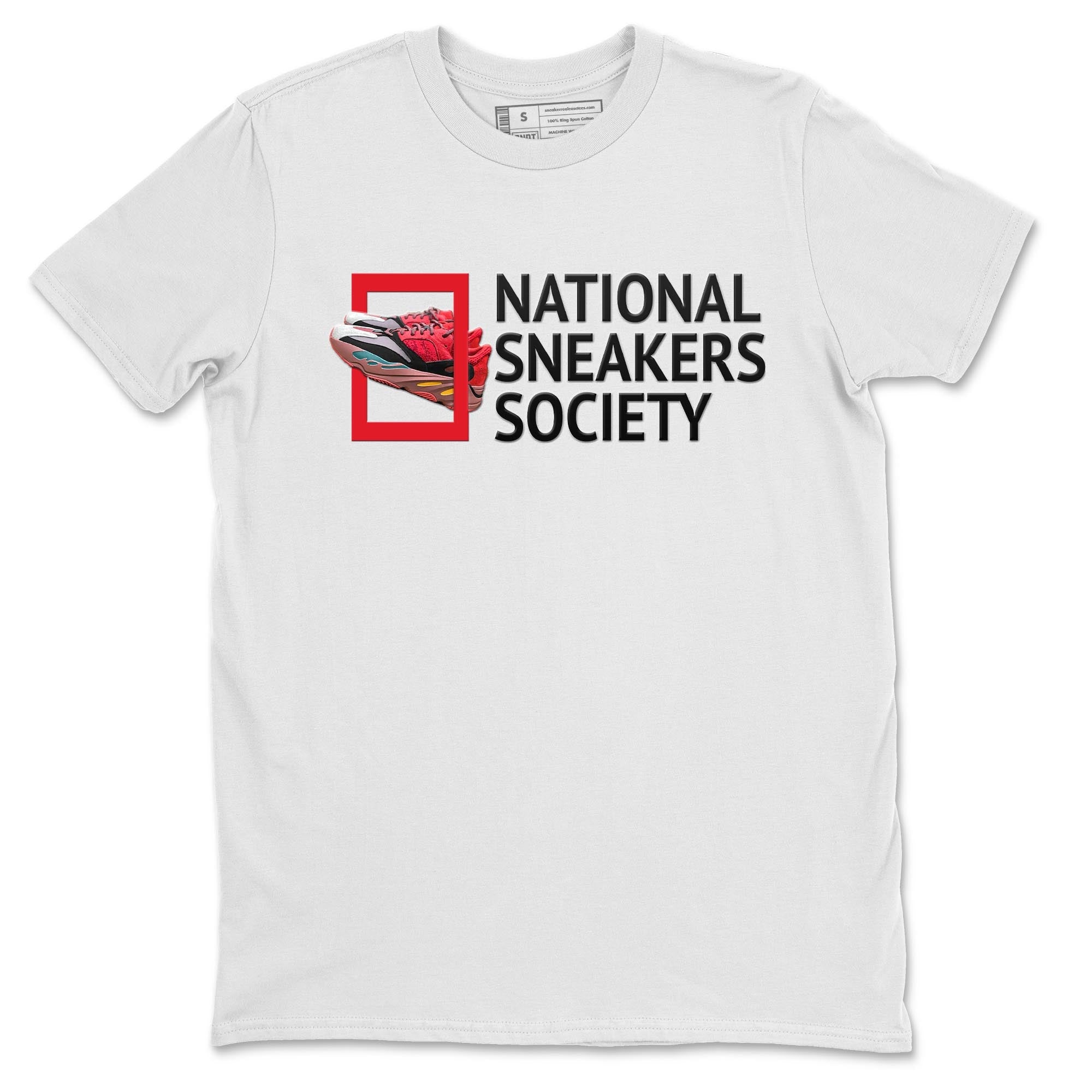 National Sneakers Unisex Tops - Yeezy 700 Hi-Res Red