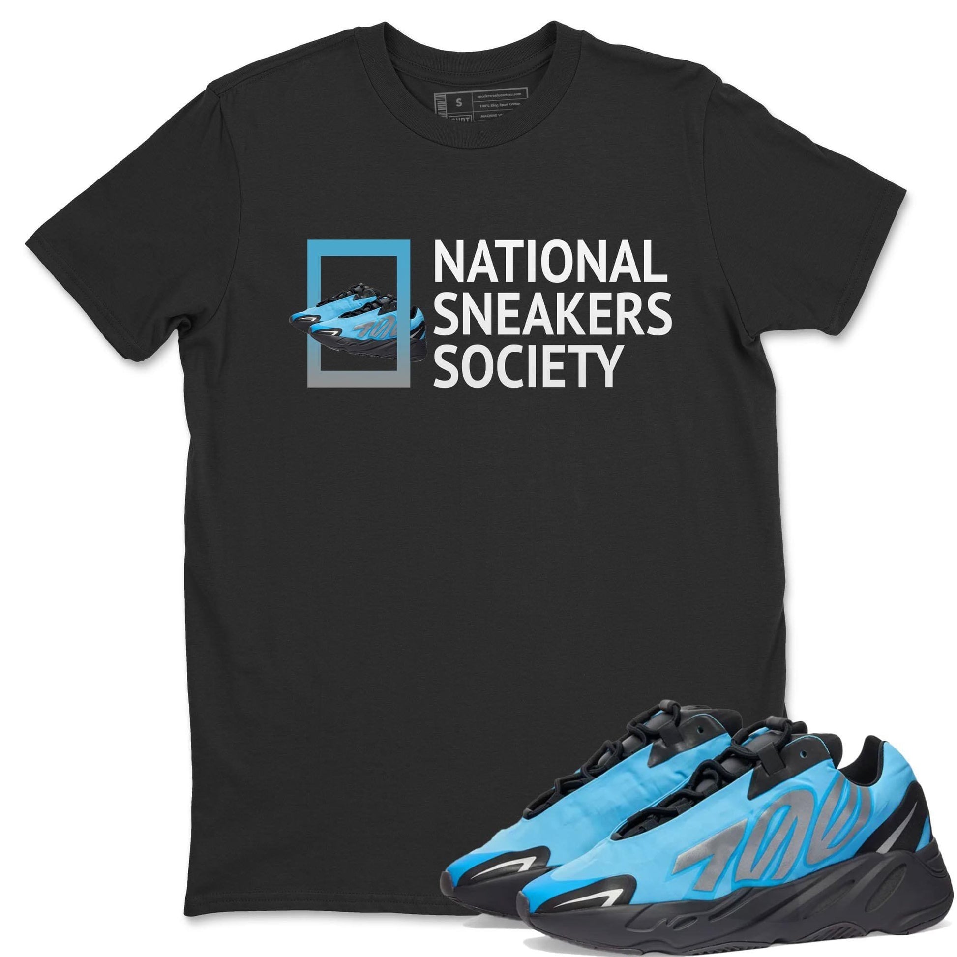 National Sneakers Unisex Tops - Yeezy 700 Bright Cyan